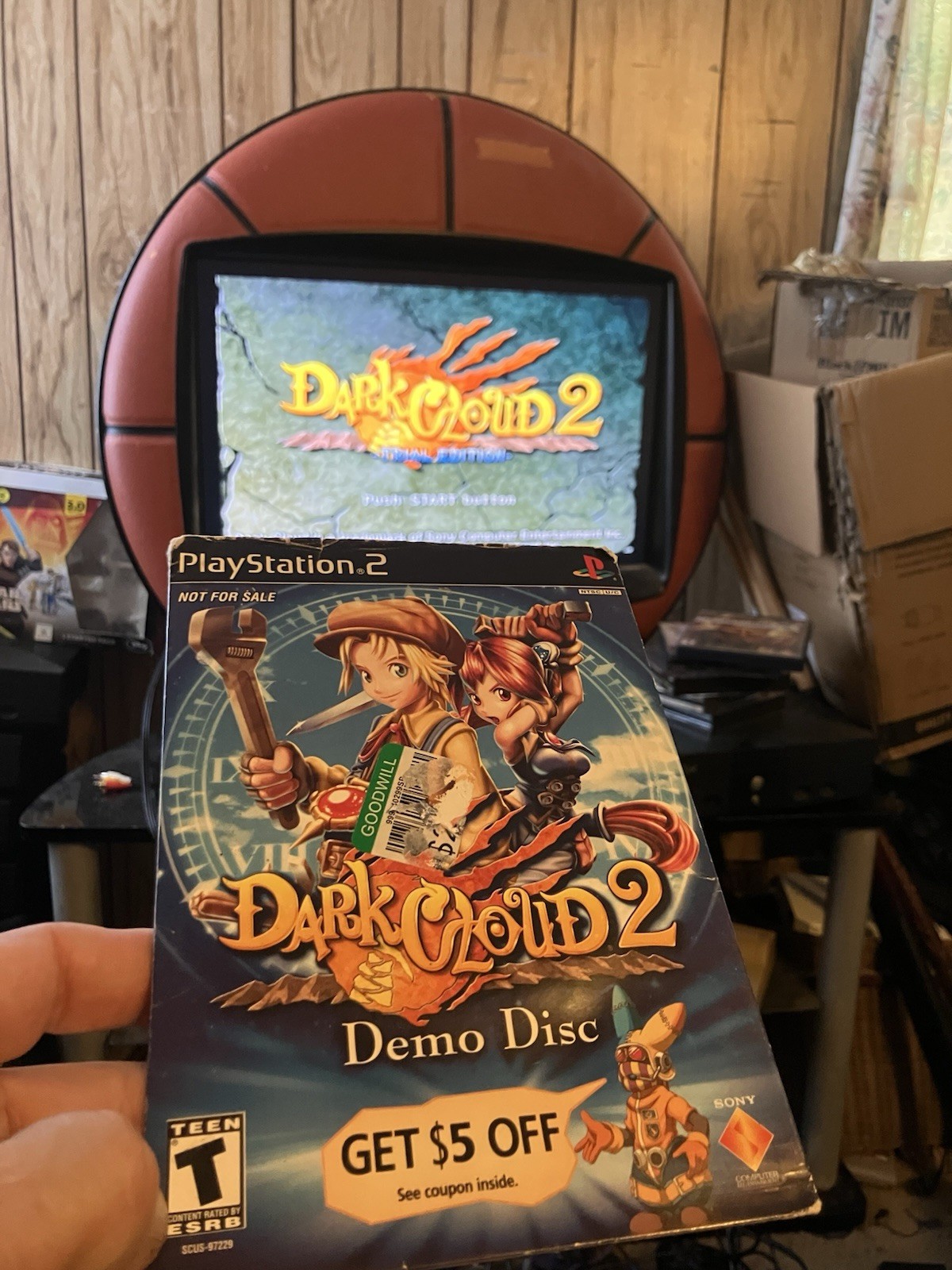 Dark Cloud 2 Playstation 2 PS2 Promotiona Demo Disc w/ Sleeve