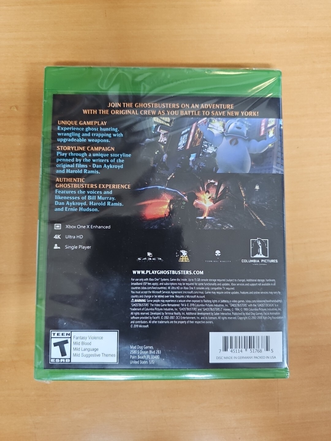 Ghostbusters The Video Game Remastered Xbox One Brand New Sealed