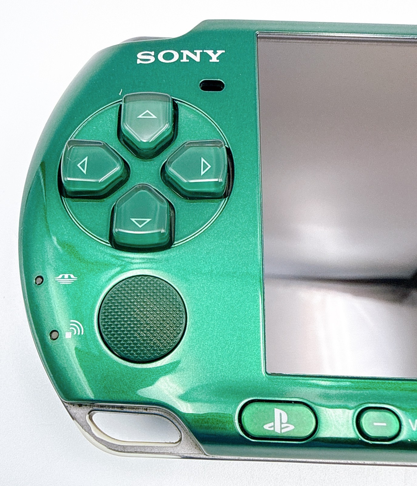 Sony PSP-3000 PSP 3000 Console Green Rare Color Region free w/4GB – Very Good