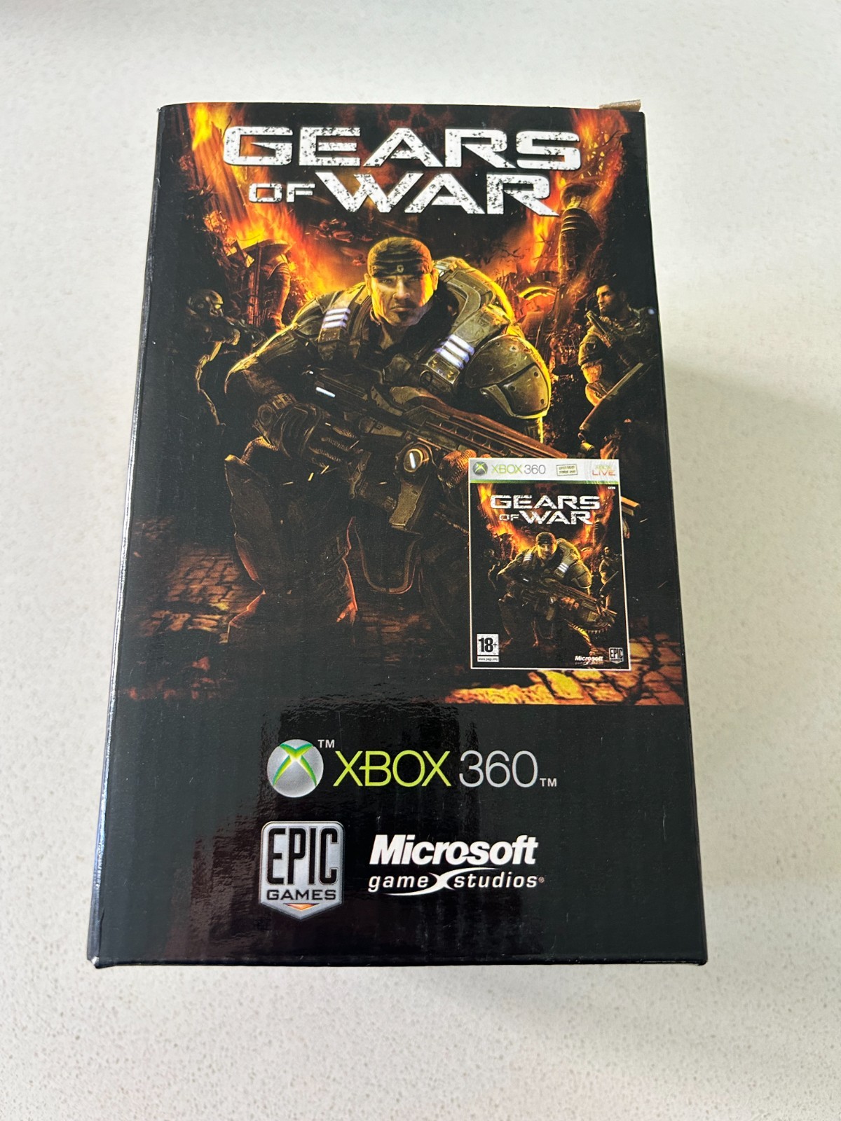 Gears Of War UK exclusive Marcus Fenix Statue Limited Ed. #203 Original Box