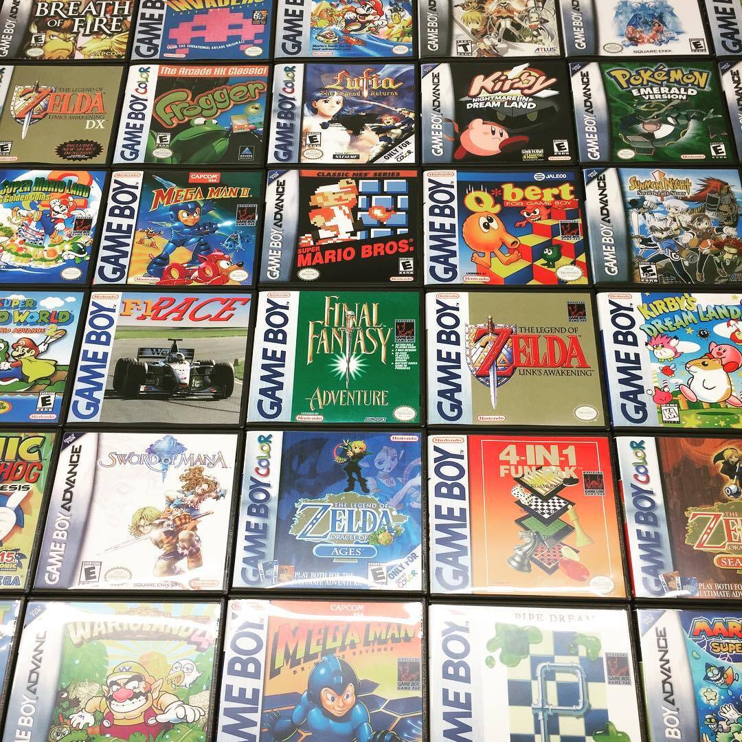 Protective Display Case for Game Boy Advance Cartridges – NO GAME/MANUAL