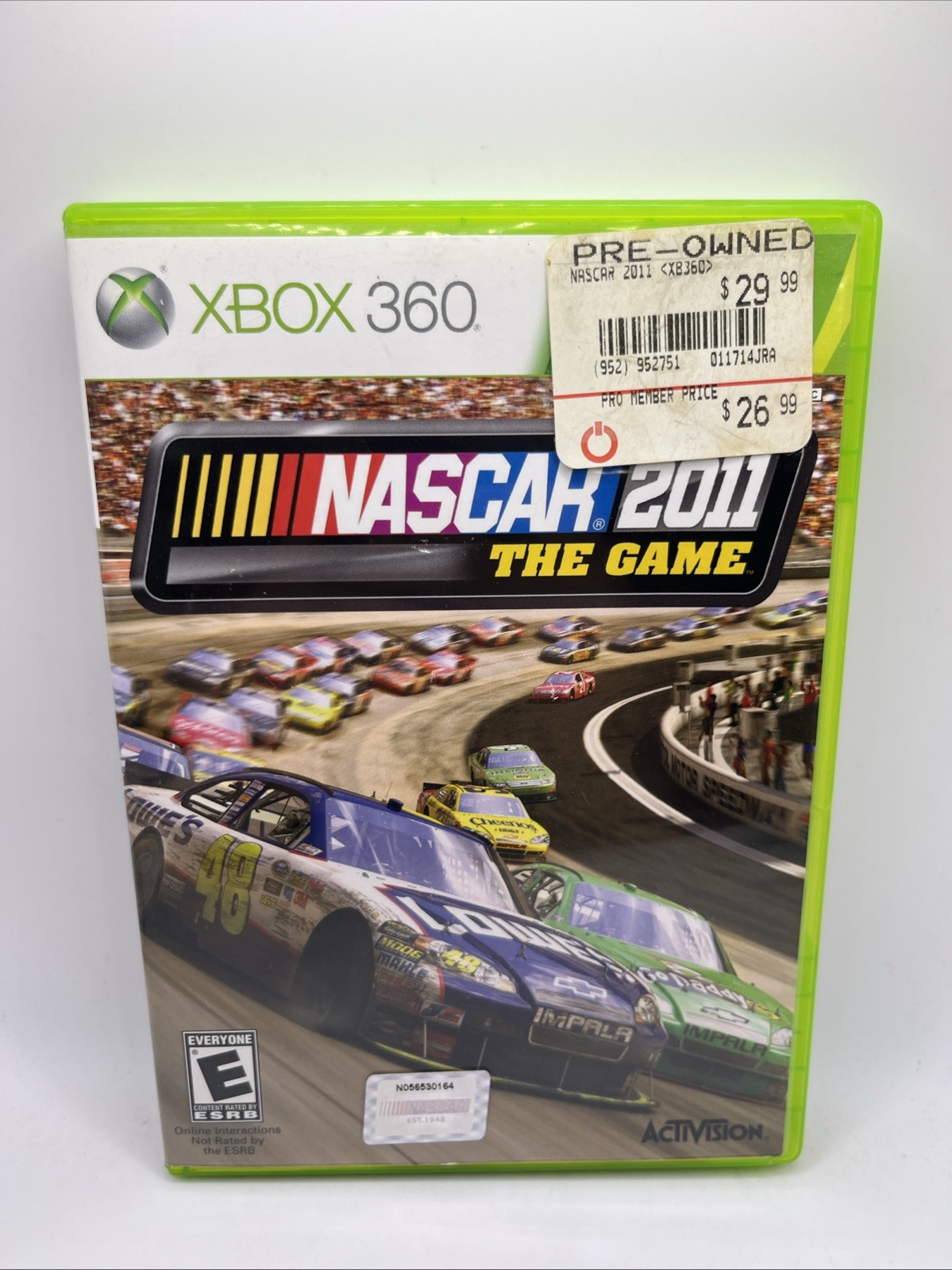 NASCAR The Game 2011 (Microsoft Xbox 360, 2011), CIB, Tested and Working