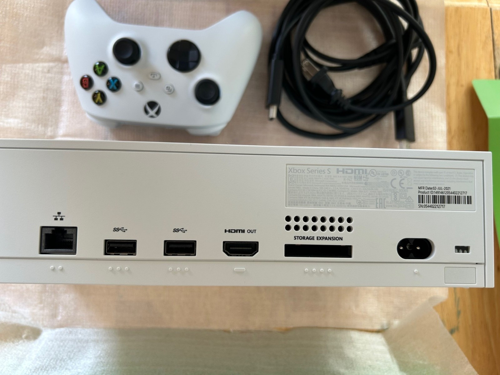 Microsoft Xbox Series S 512GB Console – White TESTED w/ Cables + Controller