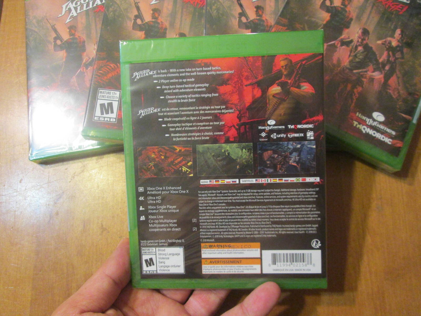 JAGGED ALLIANCE RAGE XBOX ONE BRAND NEW FACTORY SEALED
