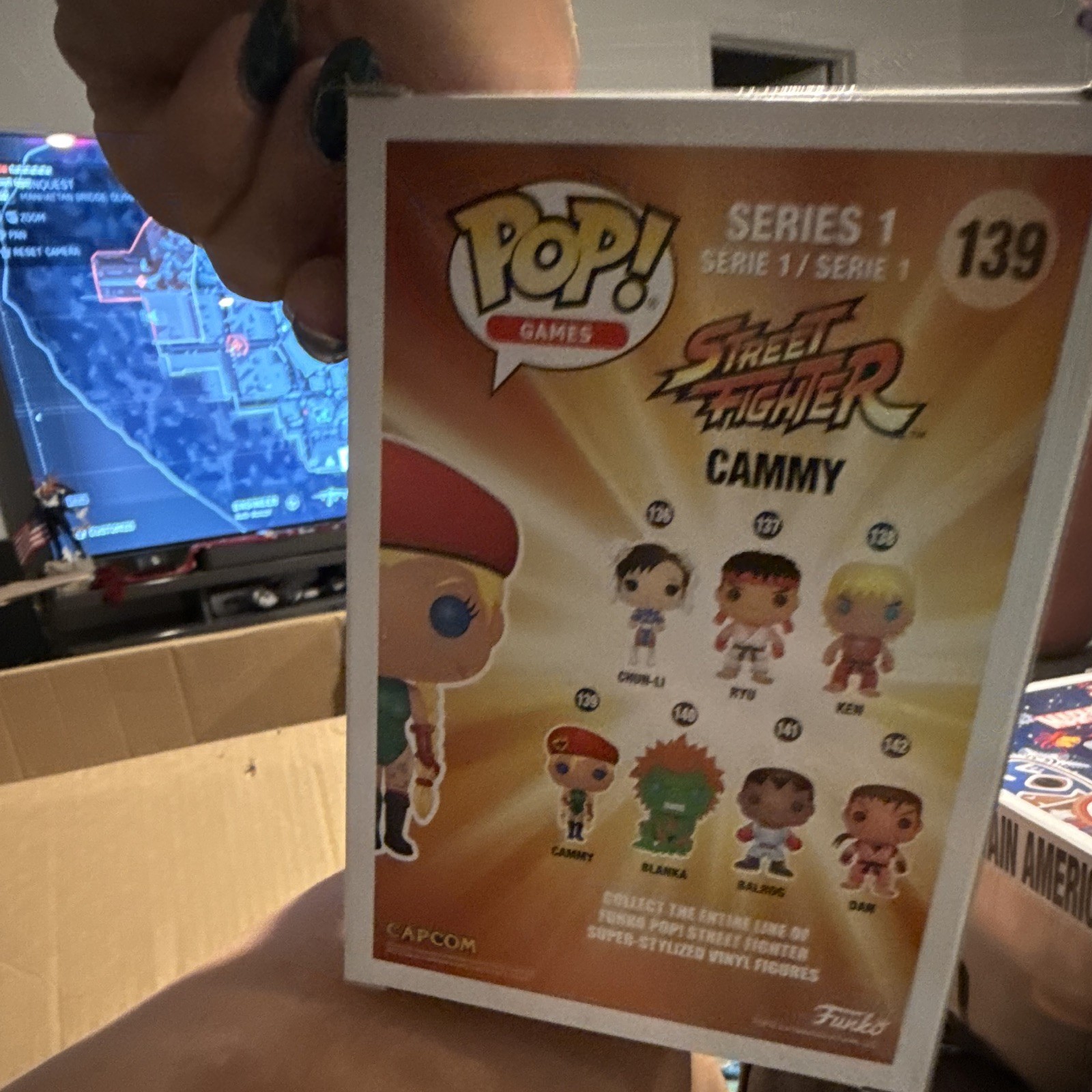 Funko Pop! Games Cammy #139 Street Fighter Series 1 Boxed Vinyl Figure
