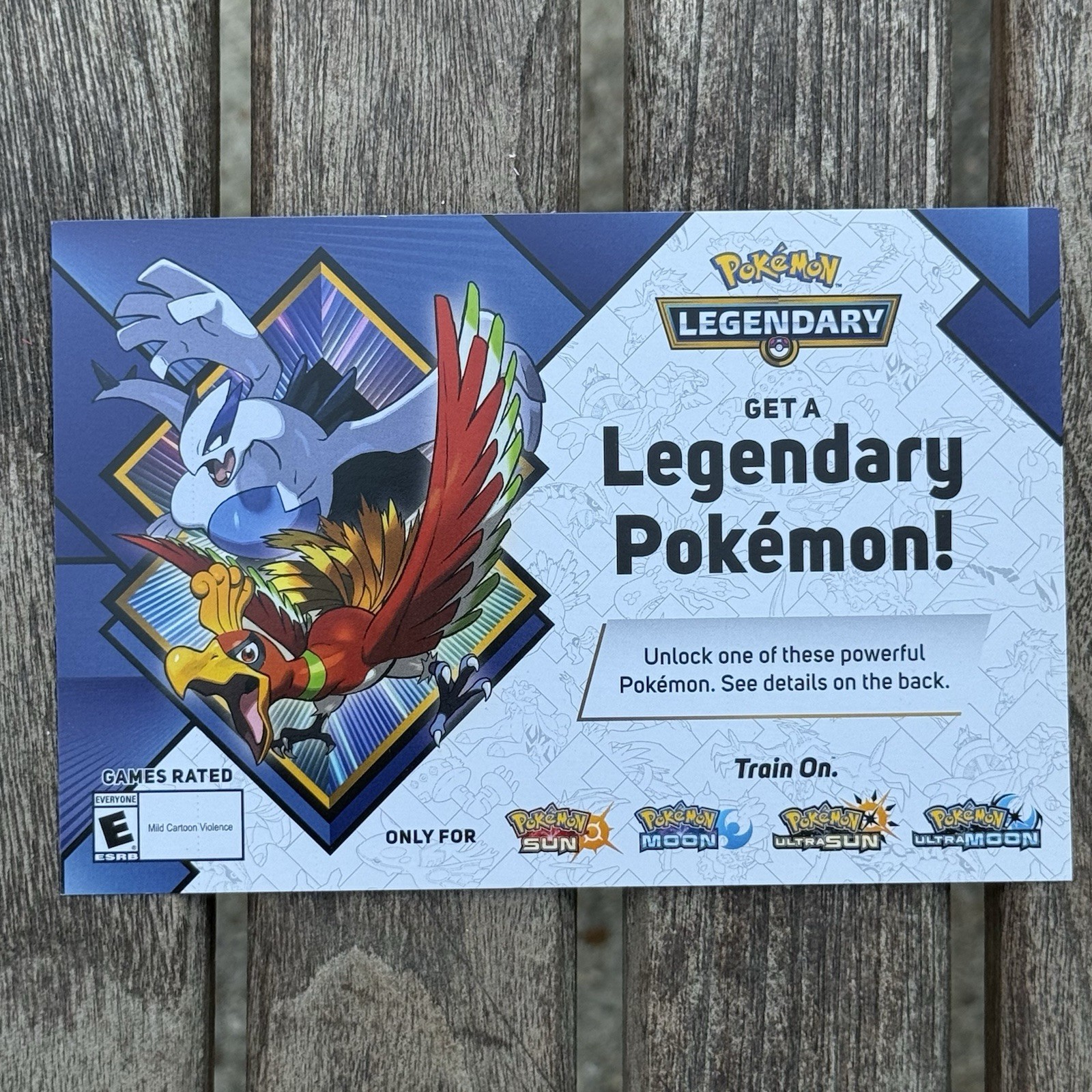 Pokémon Sun And Moon Event Code Card Promo Insert – EXPIRED – No Longer Active