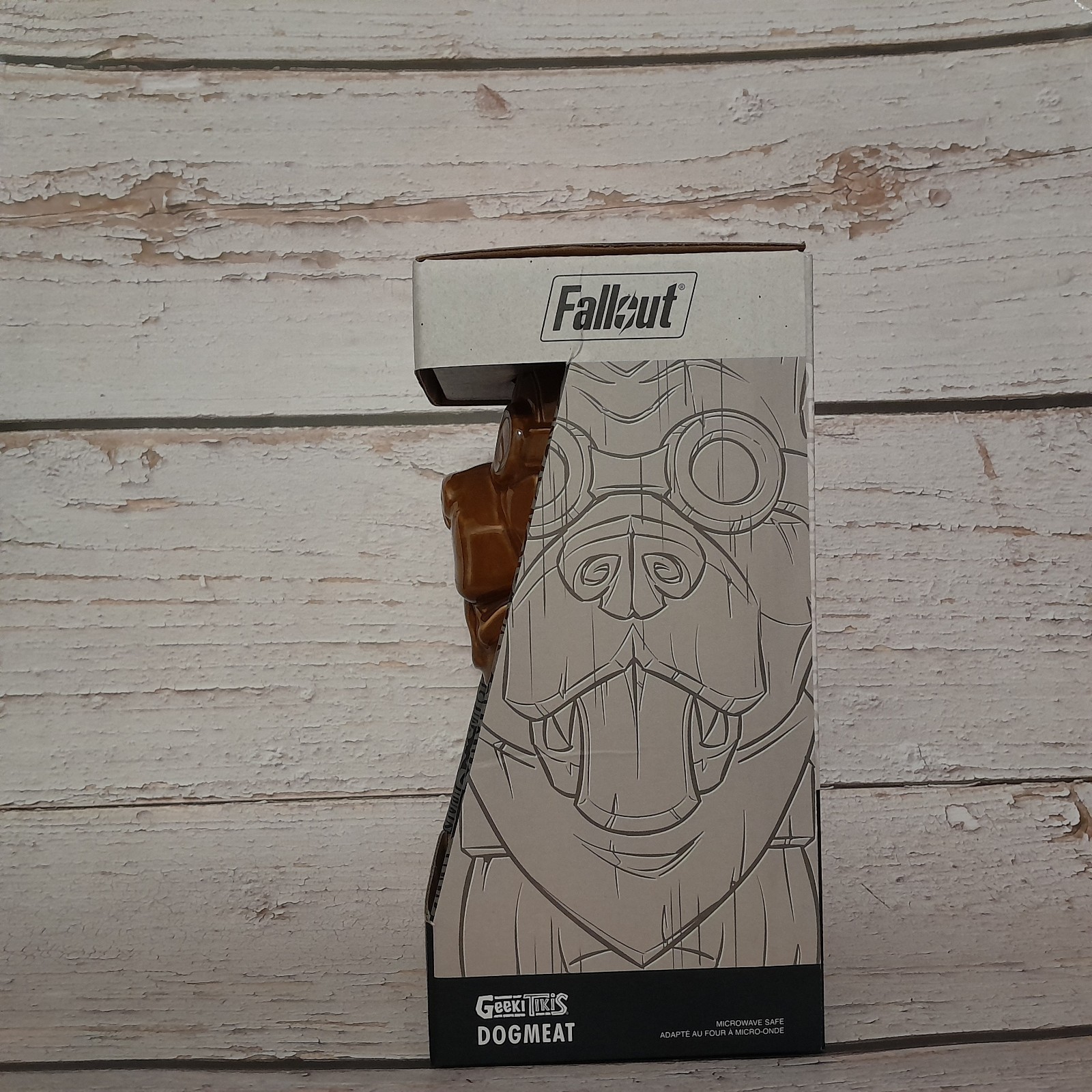 Geeki Tikis Fallout DogMeat Tiki Mug 16oz Ceramic Thinkgeek Bethesda NEW