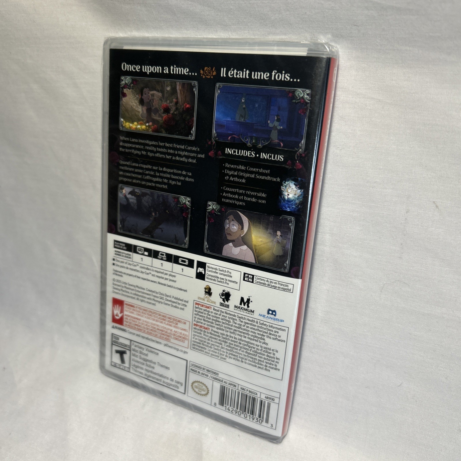 Bye Sweet Carole – Nintendo Switch – Brand New Factory Sealed!