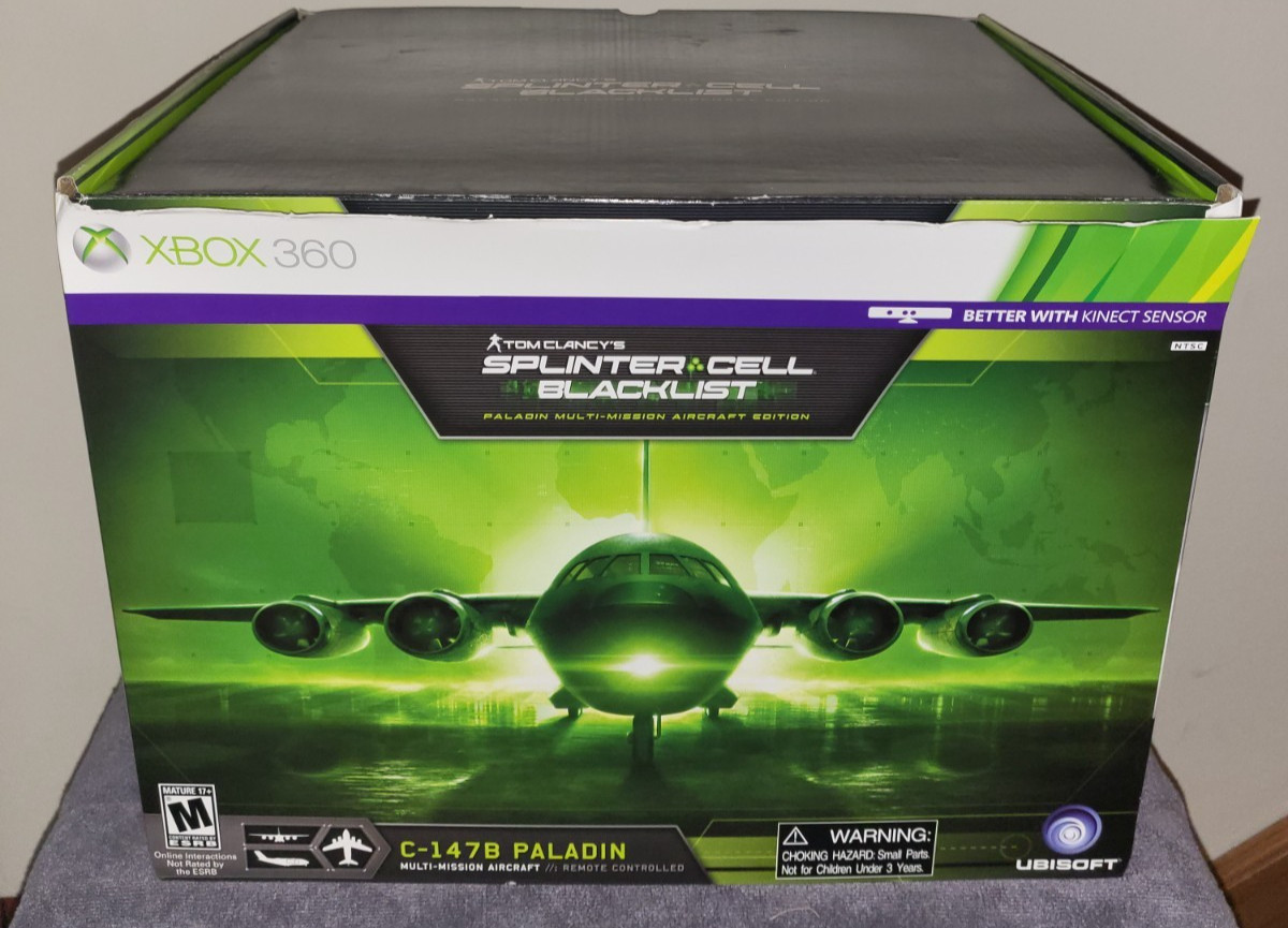 Brand New X-Box 360 Splinter Cell: Blacklist [Paladin Aircraft Edition]