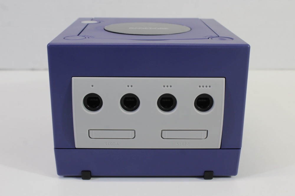Nintendo Gamecube Indigo Purple Console NTSC-U/C DOL-001 White LED GC PLAY US