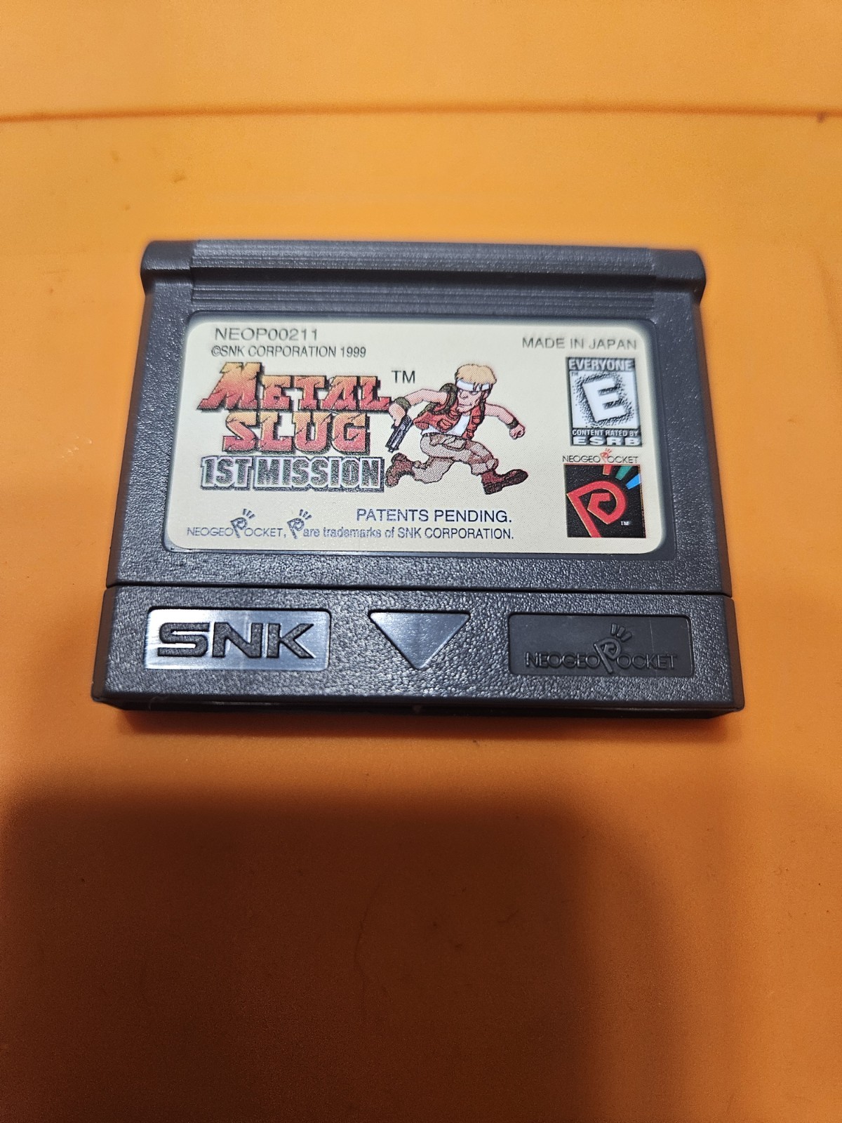 Metal Slug: 1st Mission (Neo Geo Pocket Color) Tested and Working!