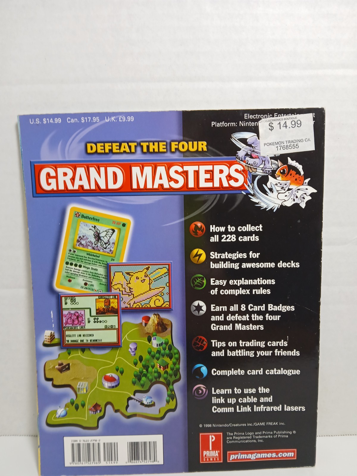 Prima’s Official Stategy Guide ” Trading Card Game ” for GameBoy Color
