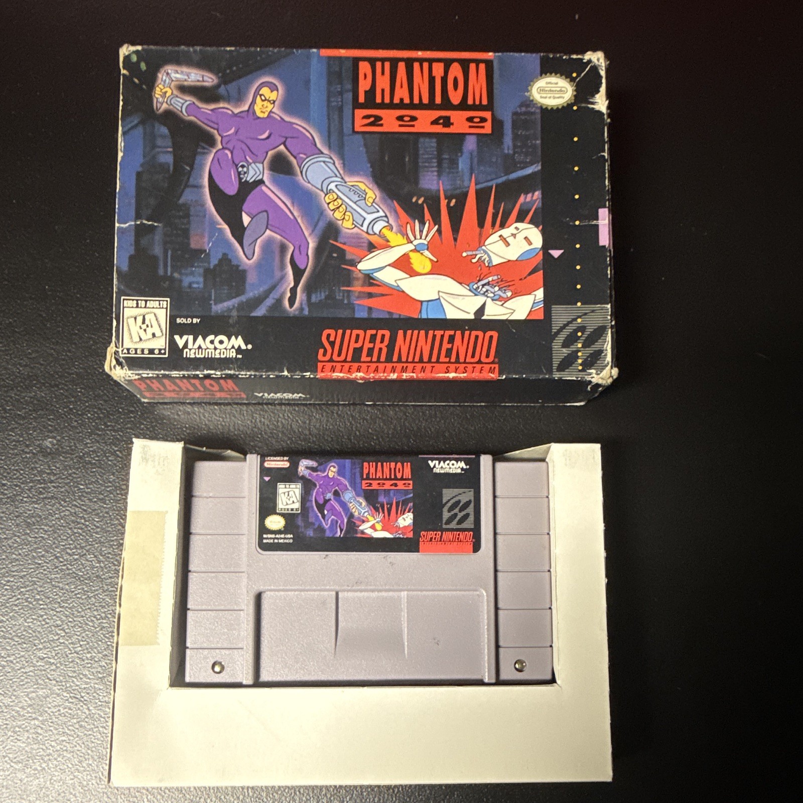 Phantom 2040 Nintendo SNES NTSC-U/C (Box Included) (NO MANUAL)