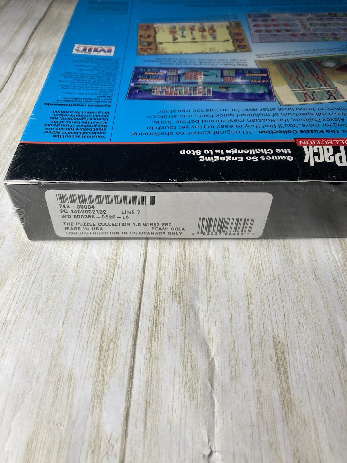 NEW SEALED – Microsoft Entertainment Pack: The Puzzle Collection (PC, 1997) RARE