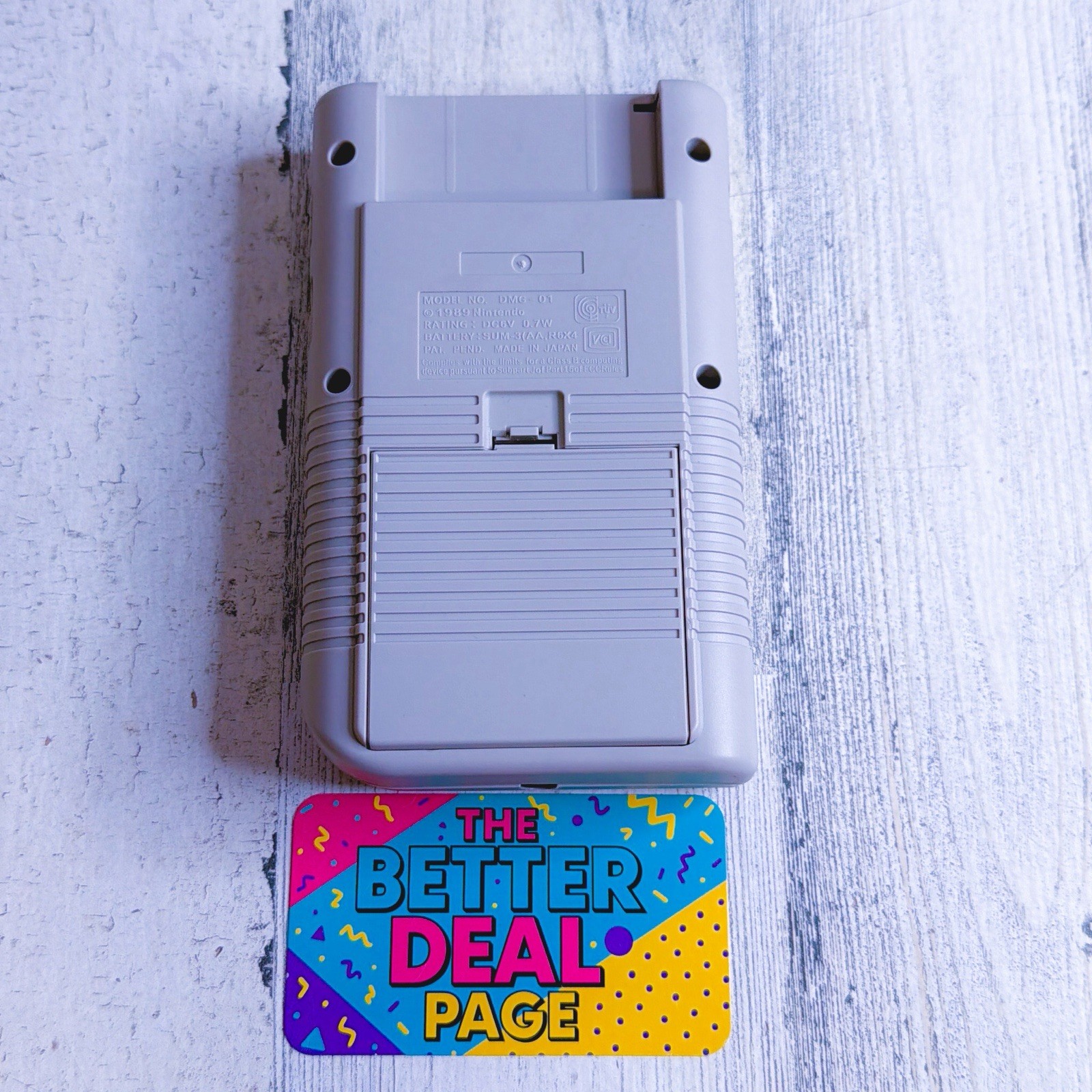 Original Nintendo Game Boy DMG-01 – Gray – Cleaned-Working – Excellent Condition