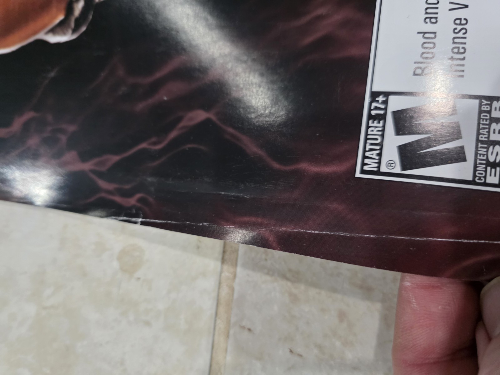 Mortal Kombat Deception Store Display Promo Poster 22 X 28 Mileena Xbox PS2 Rare