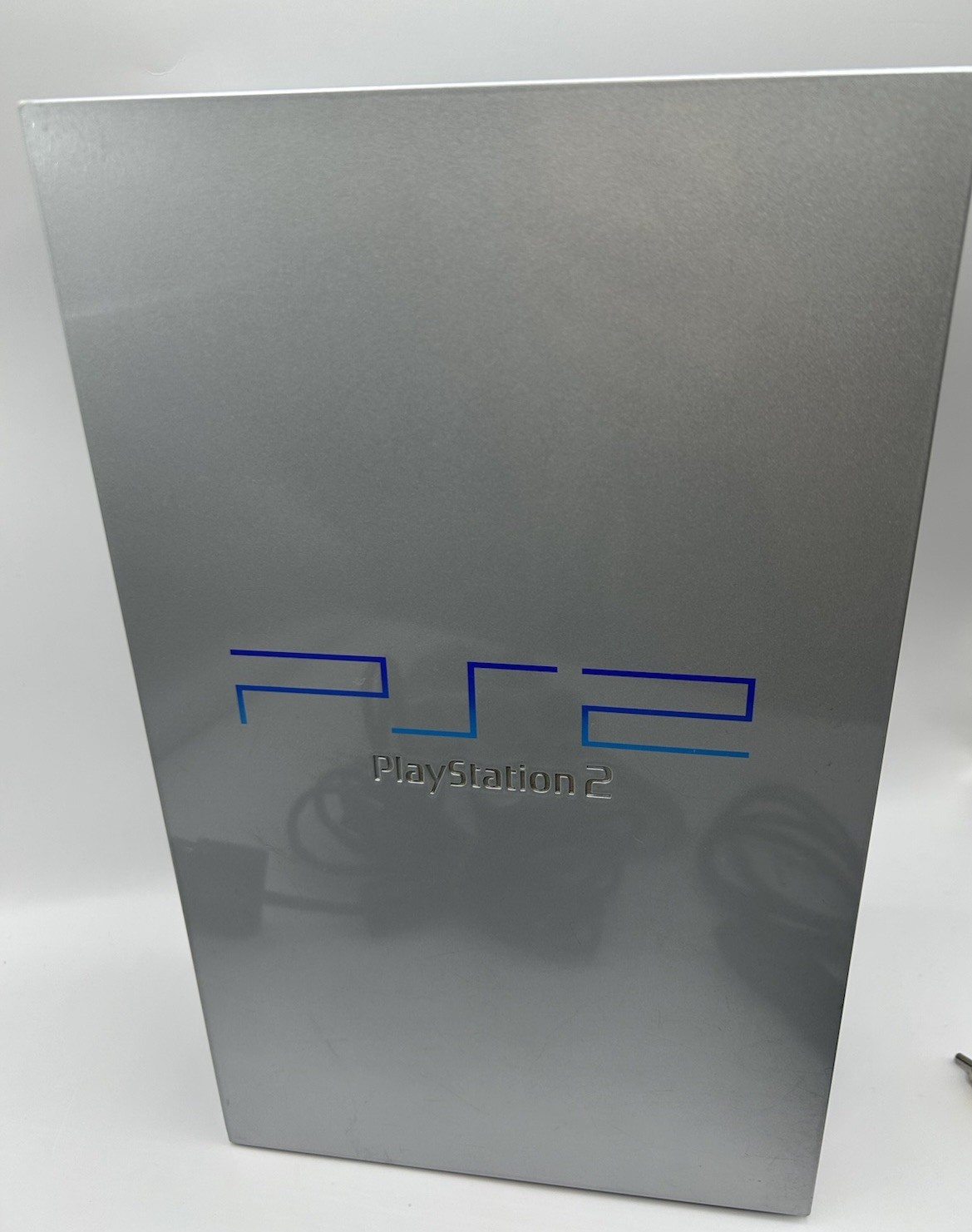 Sony PlayStation 2 PS2 SCPH-39000 Satin Silver Console NTSC-J JP Tested VeryGood