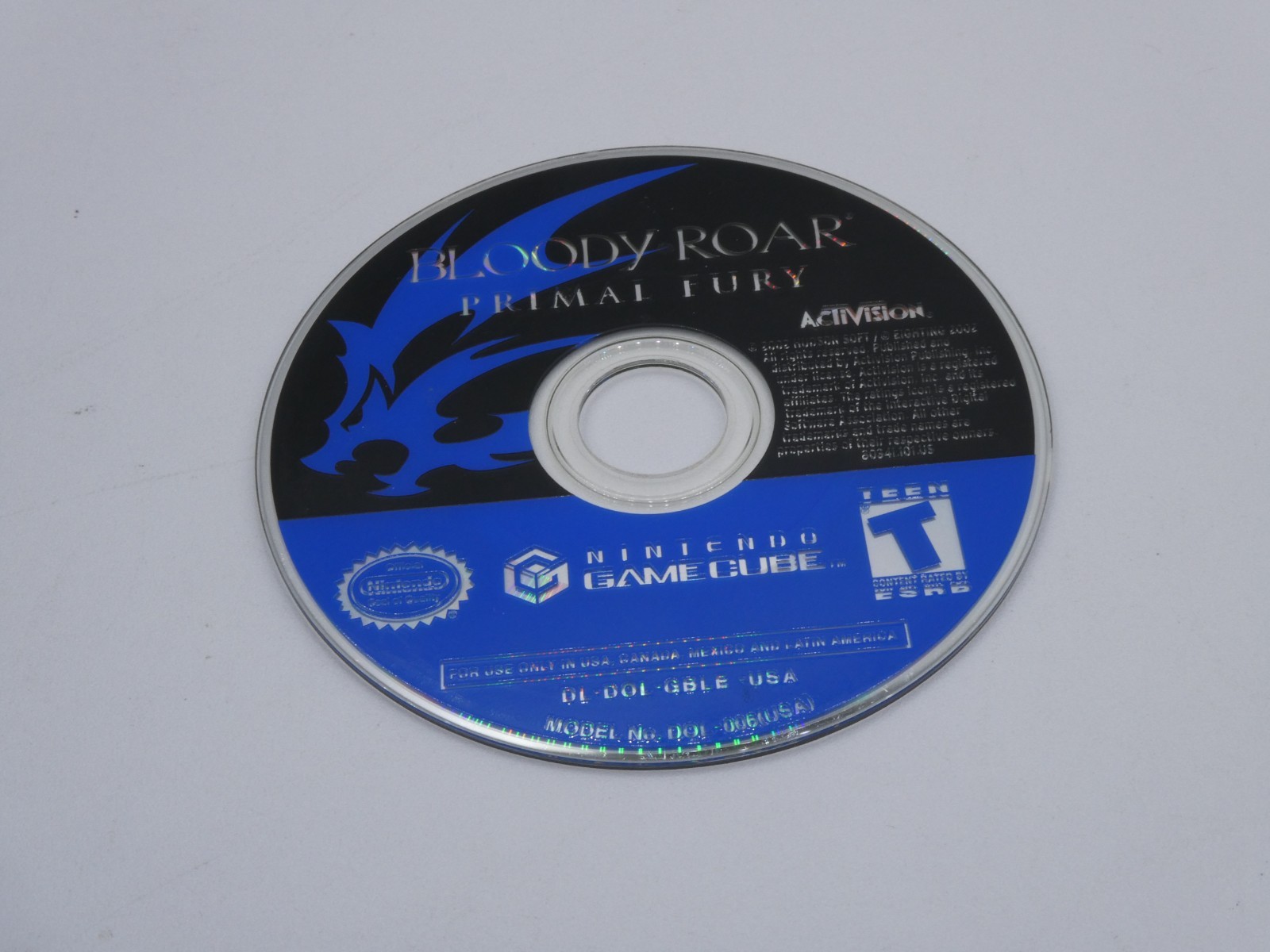 Bloody Roar: Primal Fury Nintendo GameCube No Manual Game in Case Tested