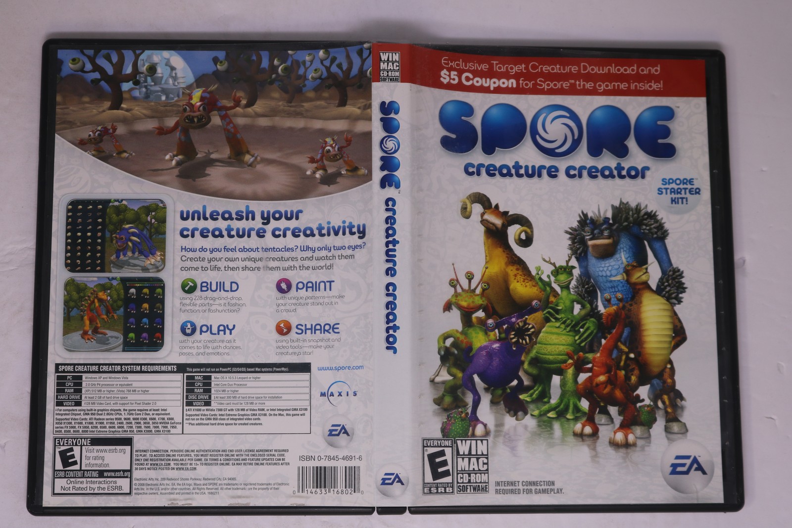 Spore Creature Creator PC/Mac CD-ROM