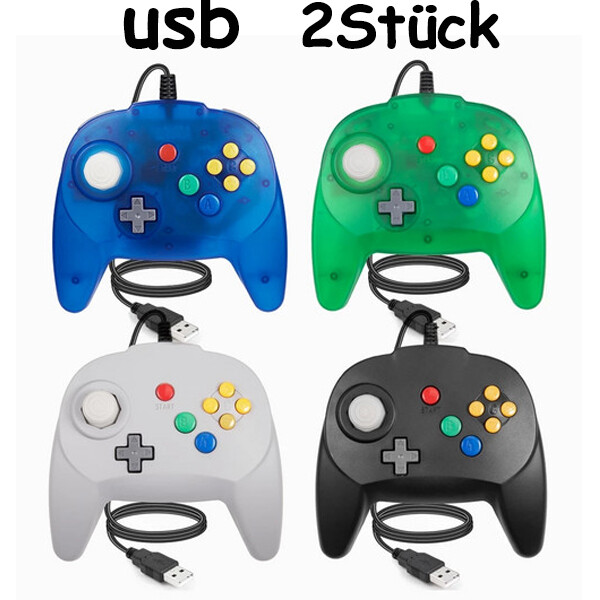 N65 Gamepad For Nintendo 64 Joystick N64 USB Controller For PC MAC Raspberry Pi
