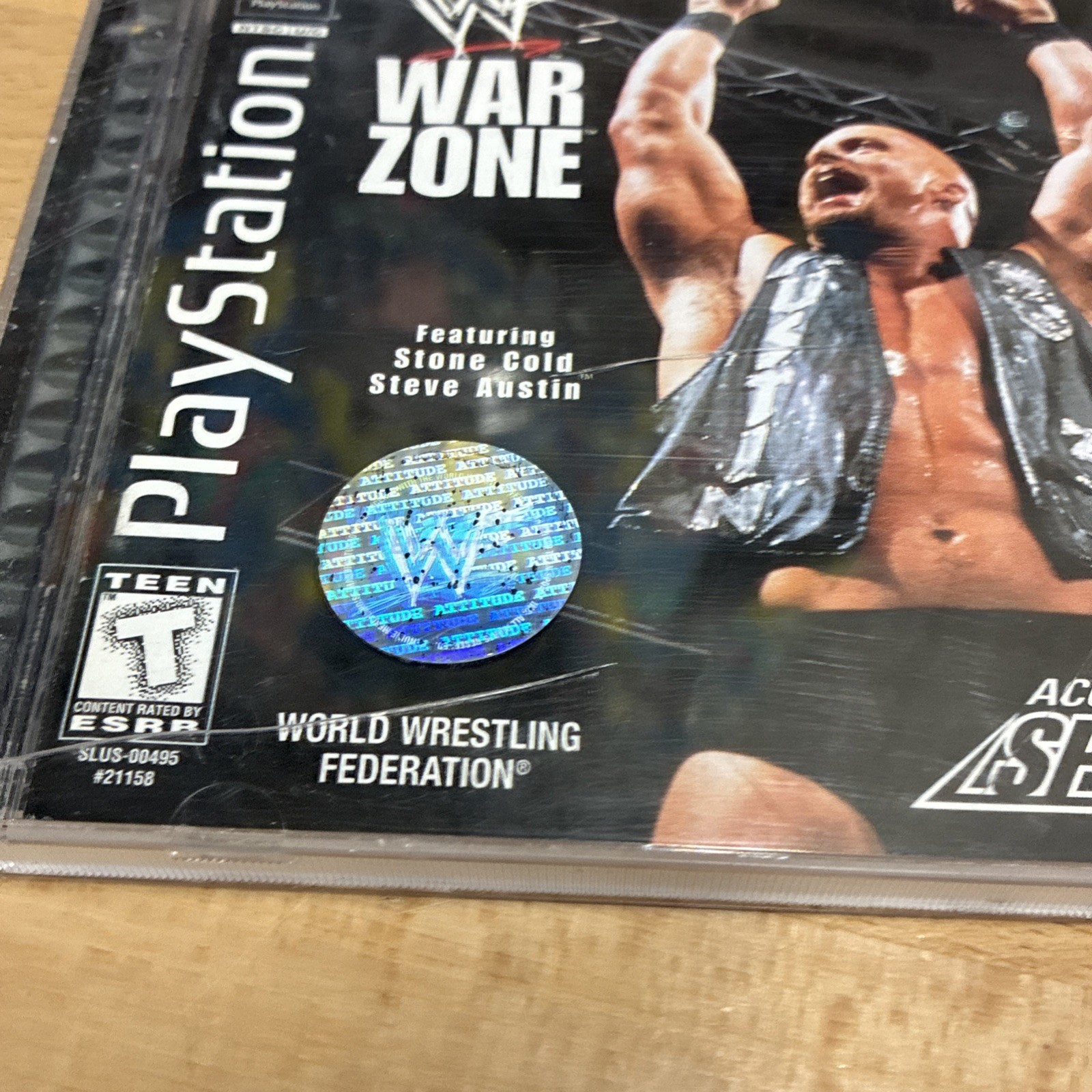 WWF War Zone CIB PS1 Tested and Working