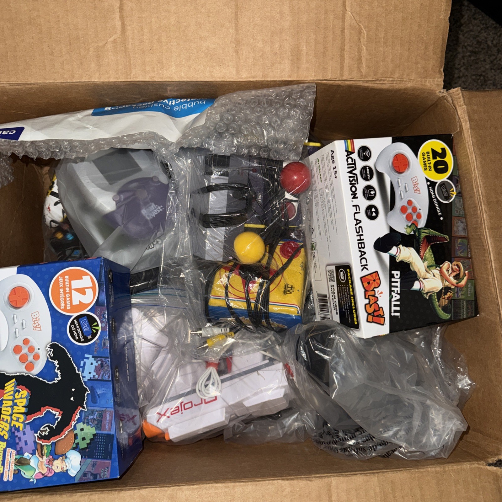 Retro Gaming Bulk Lot Variety Plug N Play Handhelds Flight Stick