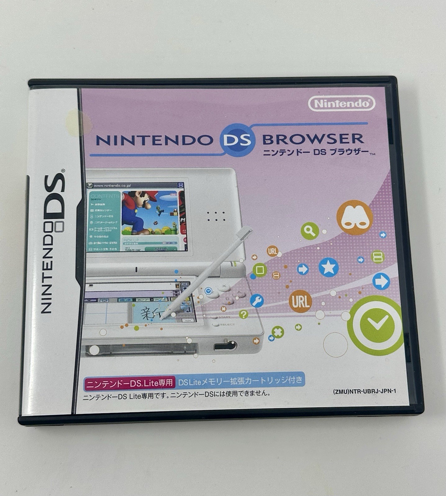 Nintendo DS Internet Browser Cartridge Memory Expansion Pak & Manual Used JPN