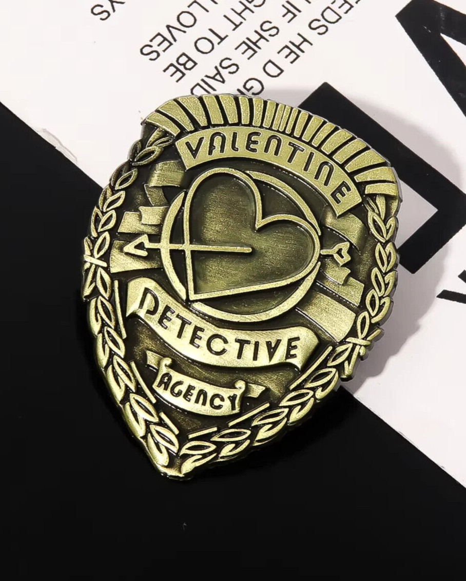 Fallout Valentine Detective Agency Enamel Pin Hat Backpack Badge Brooch Lapel