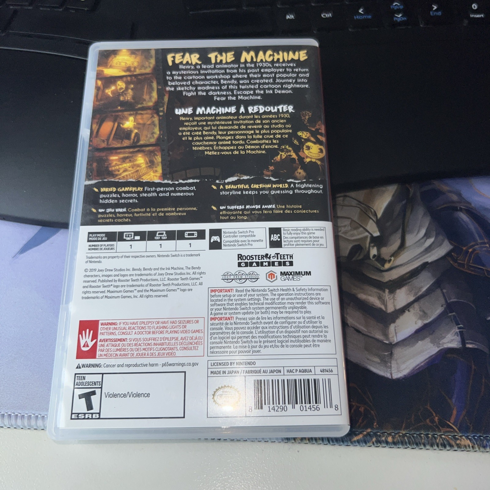 Maximum Games Bendy And The Ink Machine Nintendo Switch Horror T NTSC-U/C GameS…