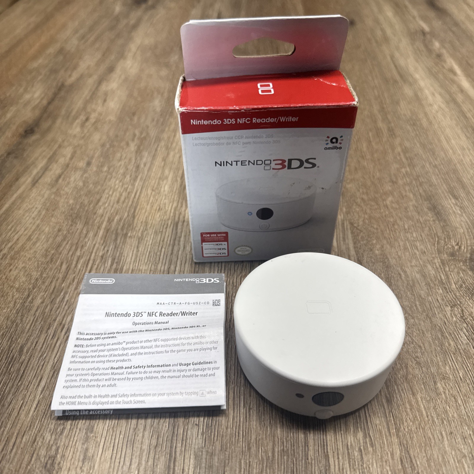Nintendo 3DS NFC Reader Writer Accessory Amiibo OEM CTR-A-FGWA