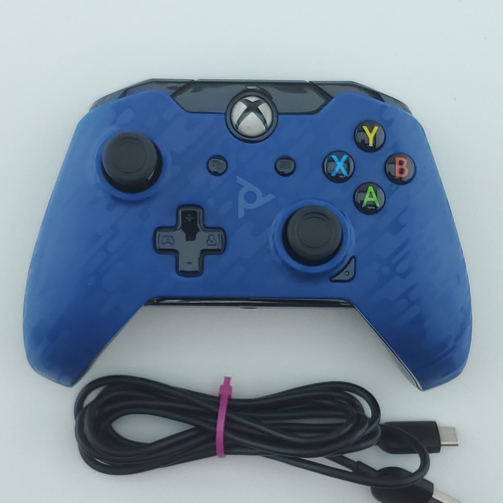 PDP 048-082 Wired Gaming Controller Blue For Xbox One, X|S, 360 & PC