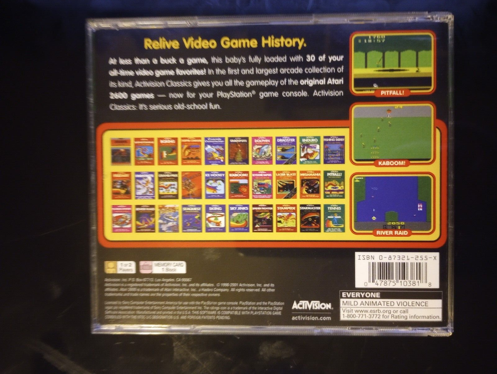 Activision Classics (Sony PlayStation 1, 1998) ***TESTED***