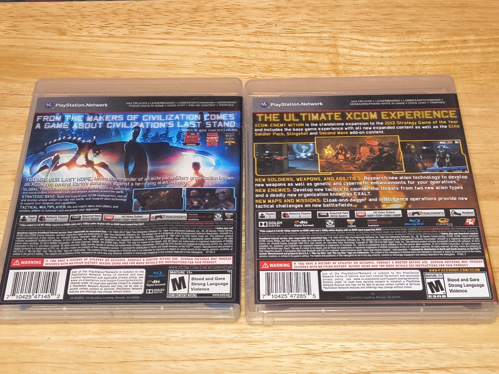 PS3 Games XCOM: Enemy Within — Commander Edition & XCOM Enemy Unknown Complete