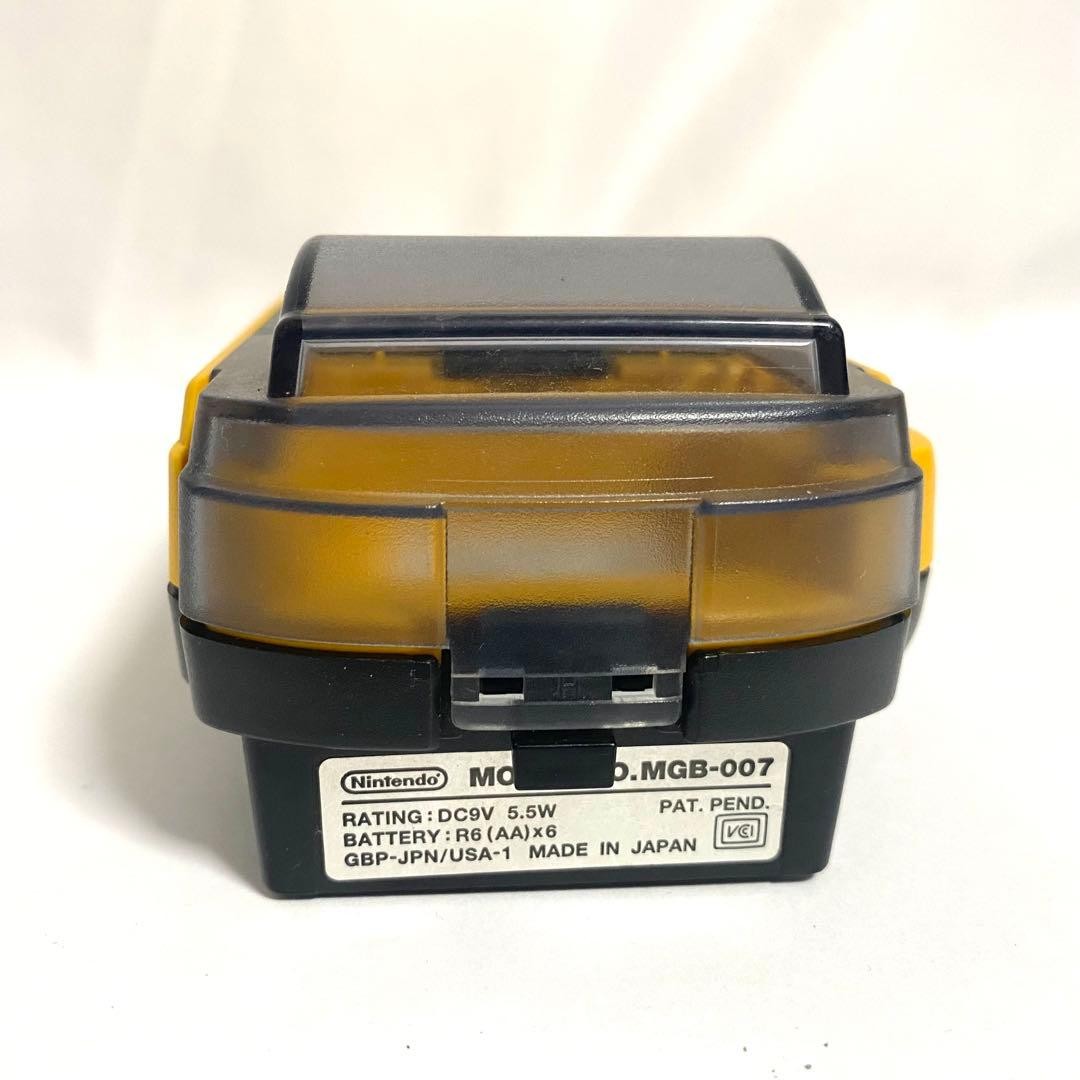 Nintendo Game Boy Pocket Printer Pikachu Yellow MGB-007 Only Power Checked Japan