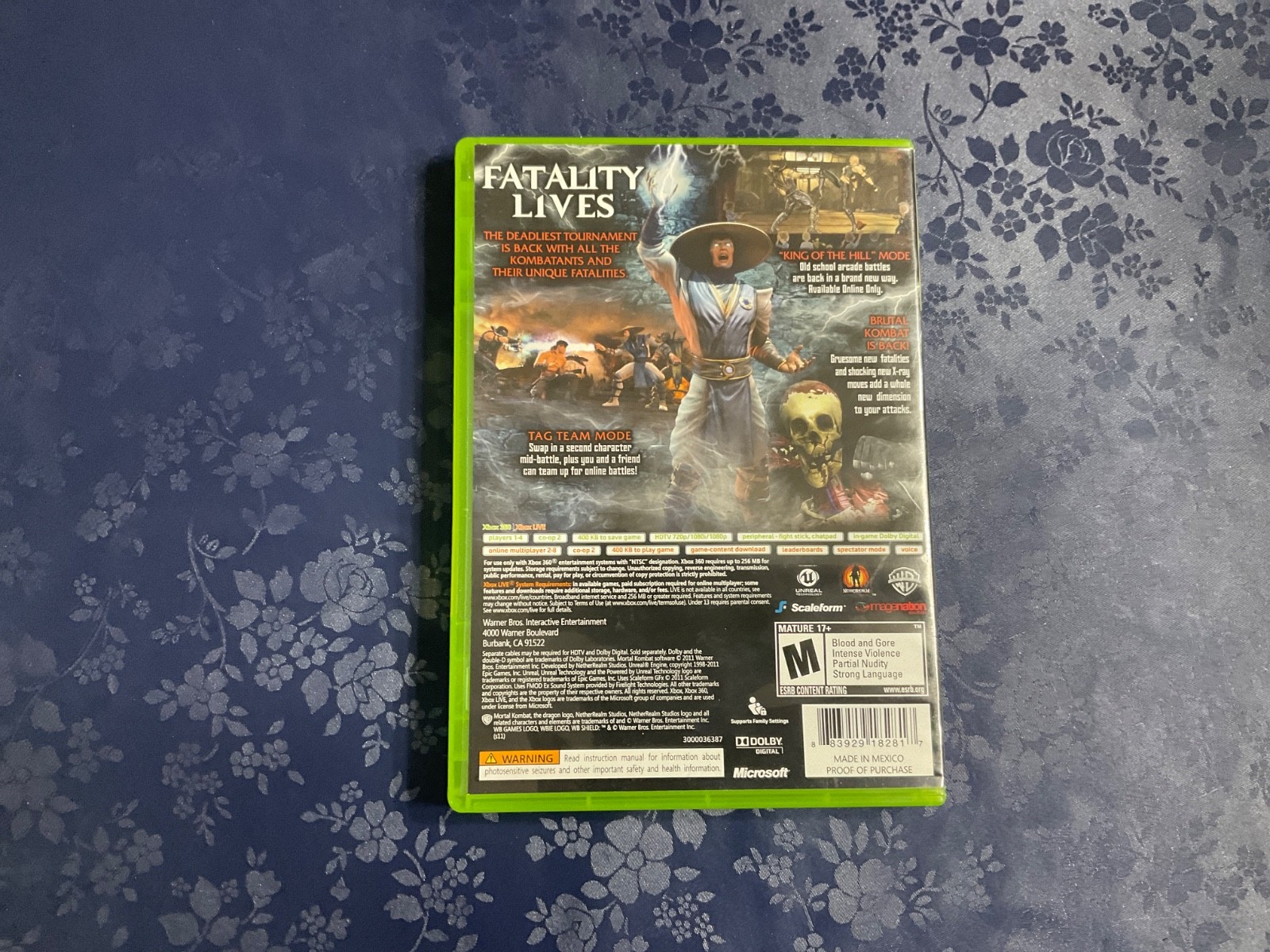 Mortal Kombat Komplete Ed. – Microsoft Xbox 360 Complete In Box w Manual