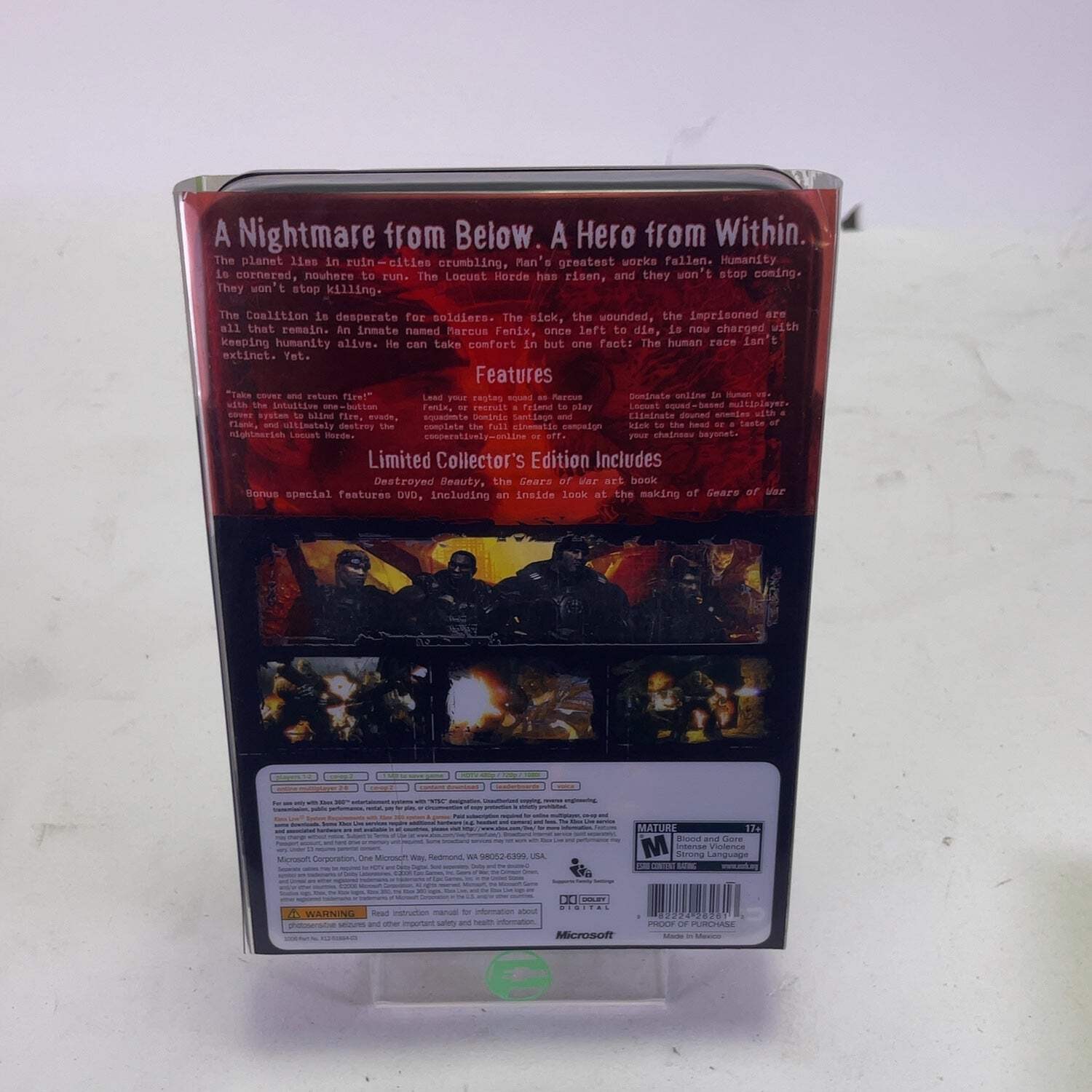 Gears of War [Limited Collector’s Edition] (Microsoft Xbox 360, 2006)