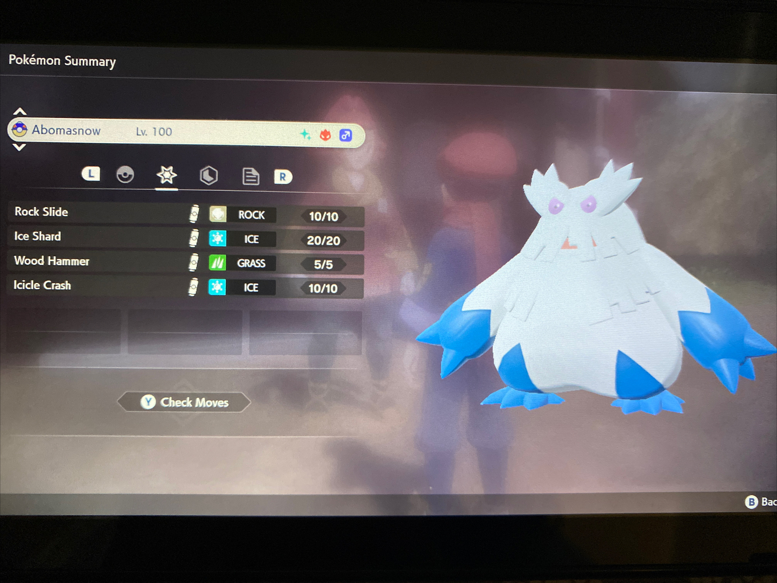 Pokemon Legends Arceus Shiny Abomasnow Alpha Max Effort Fast Delivery
