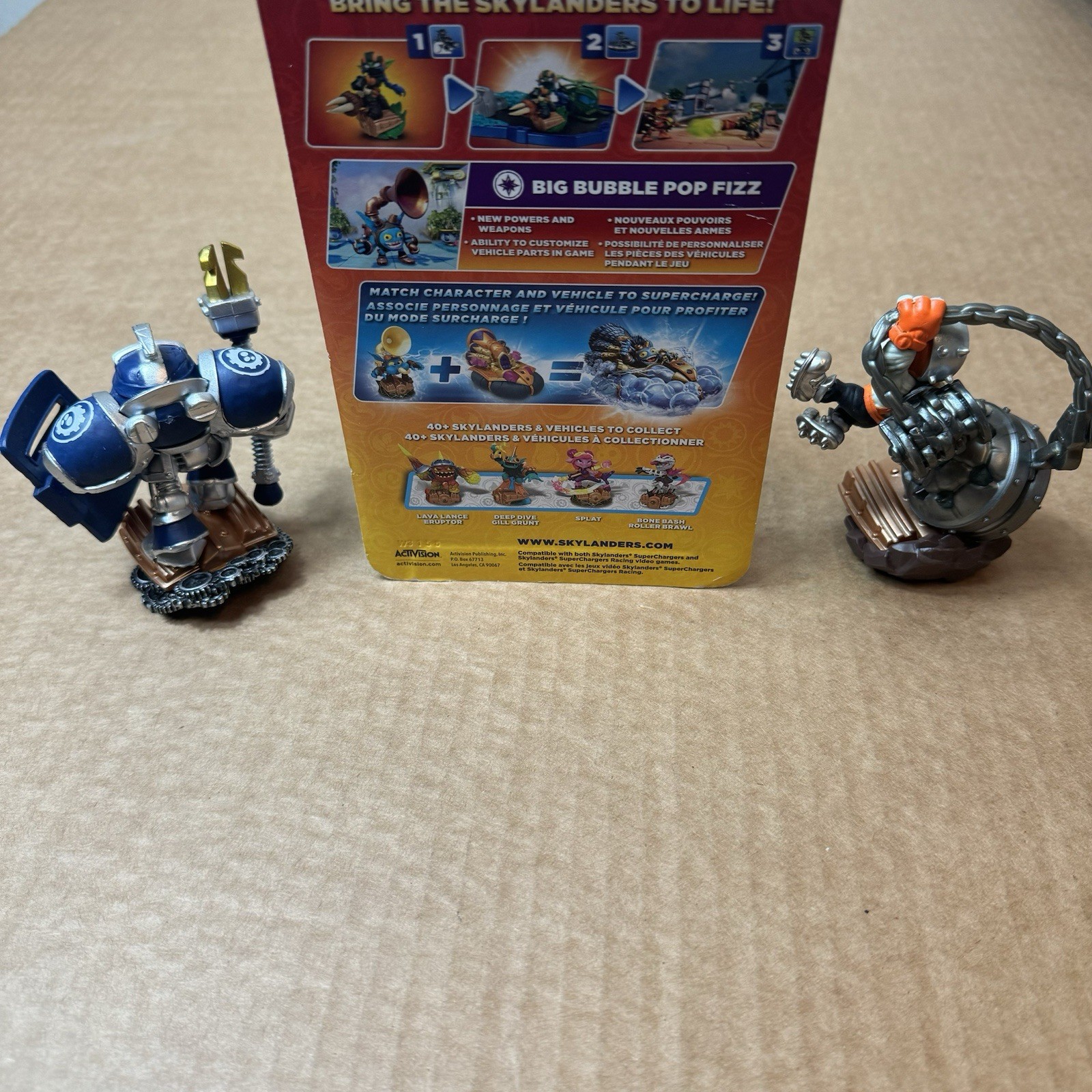New Skylanders Superchargers Big Bubble Pop Fizz – High Volt, Smash Hit Lot Of 3