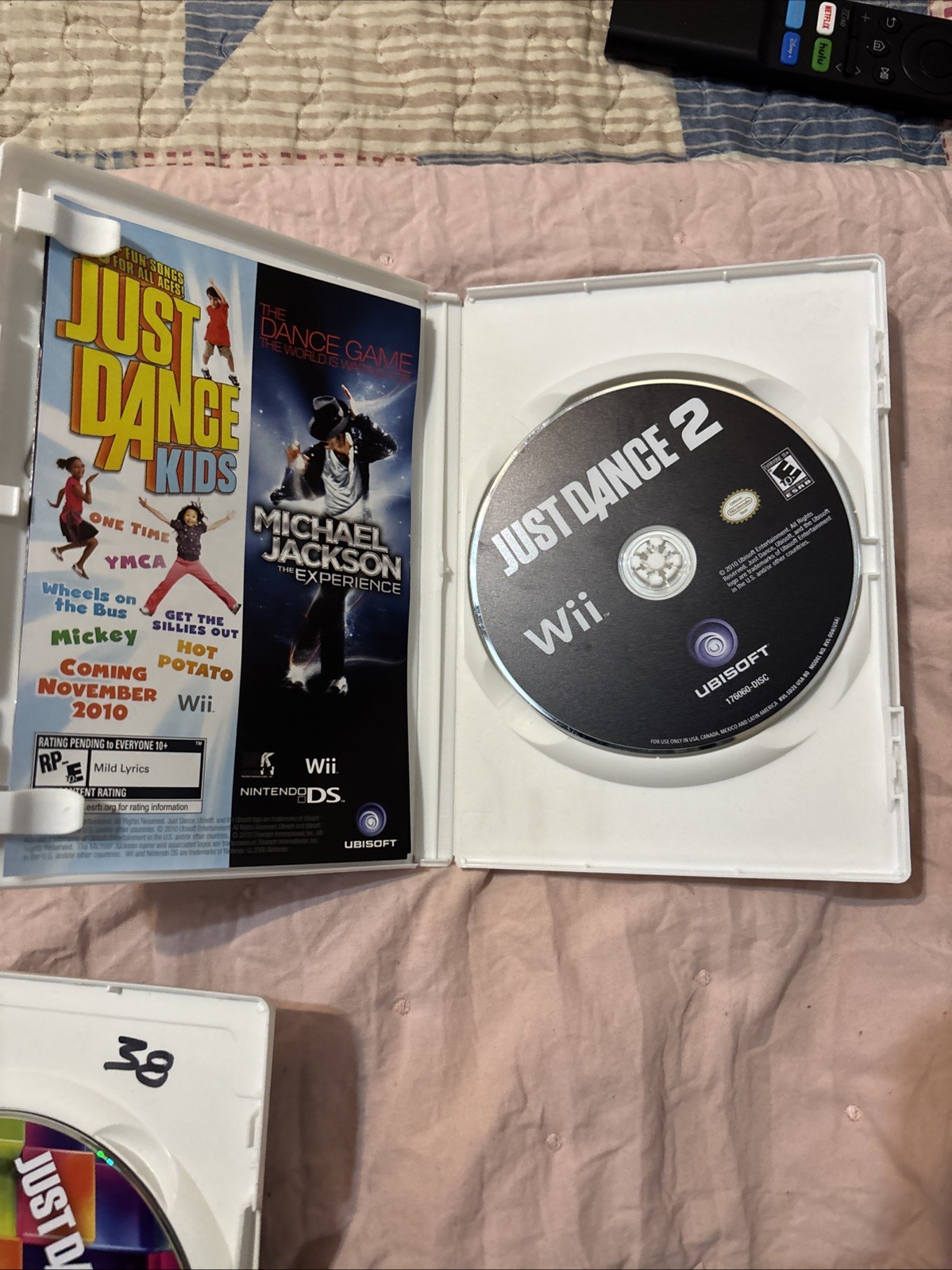 Just Dance 1,2, & 2014(Nintendo Wii Lot Of 3 Games) CIB Complete with Manuals