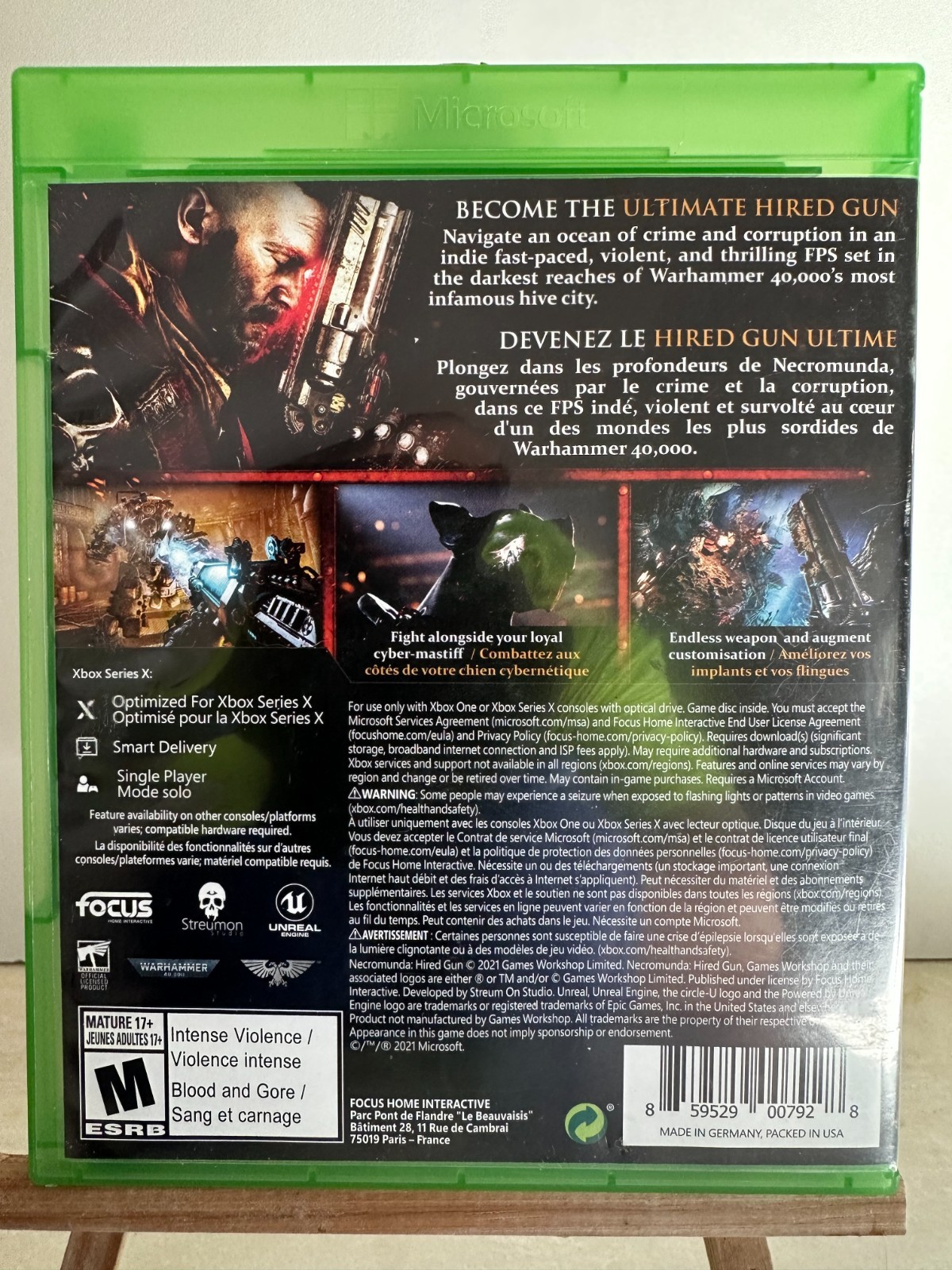 Necromunda Hired Gun Xbox – Fast-Paced FPS – Excellent Condition – 40k Universe