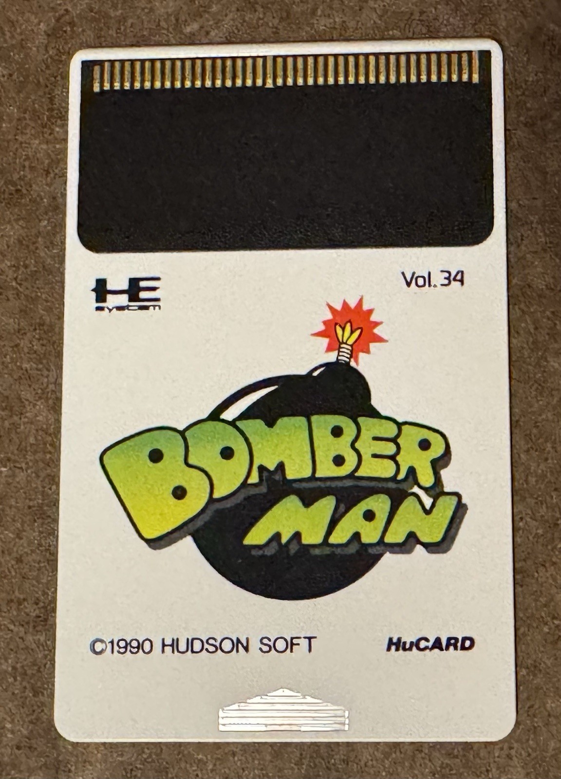 Bomberman PC Engine HuCard Japan Import US Seller TESTED