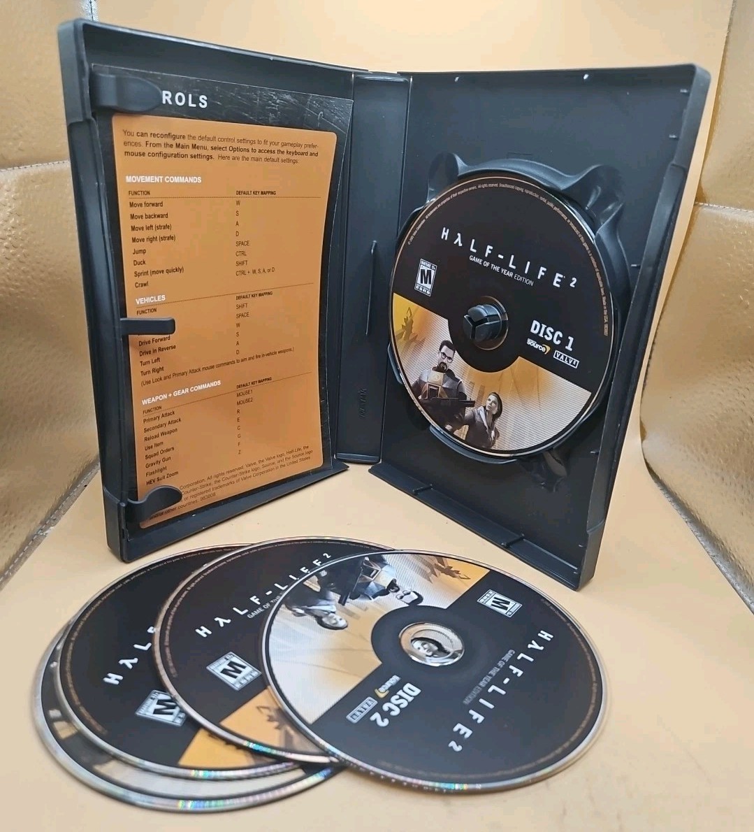 Half-Life 2: Game of the Year Edition PC Complete 4 Disc Key Valve