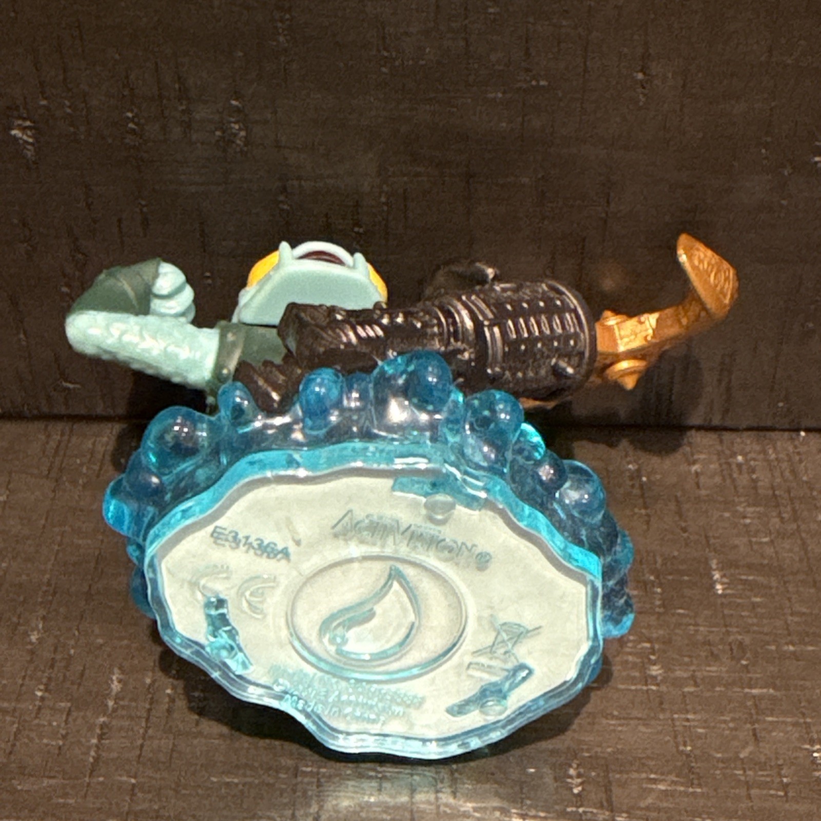 Activision Skylanders Gill Grunt Deep Dive Figures Set 3in Teal Excellent Water
