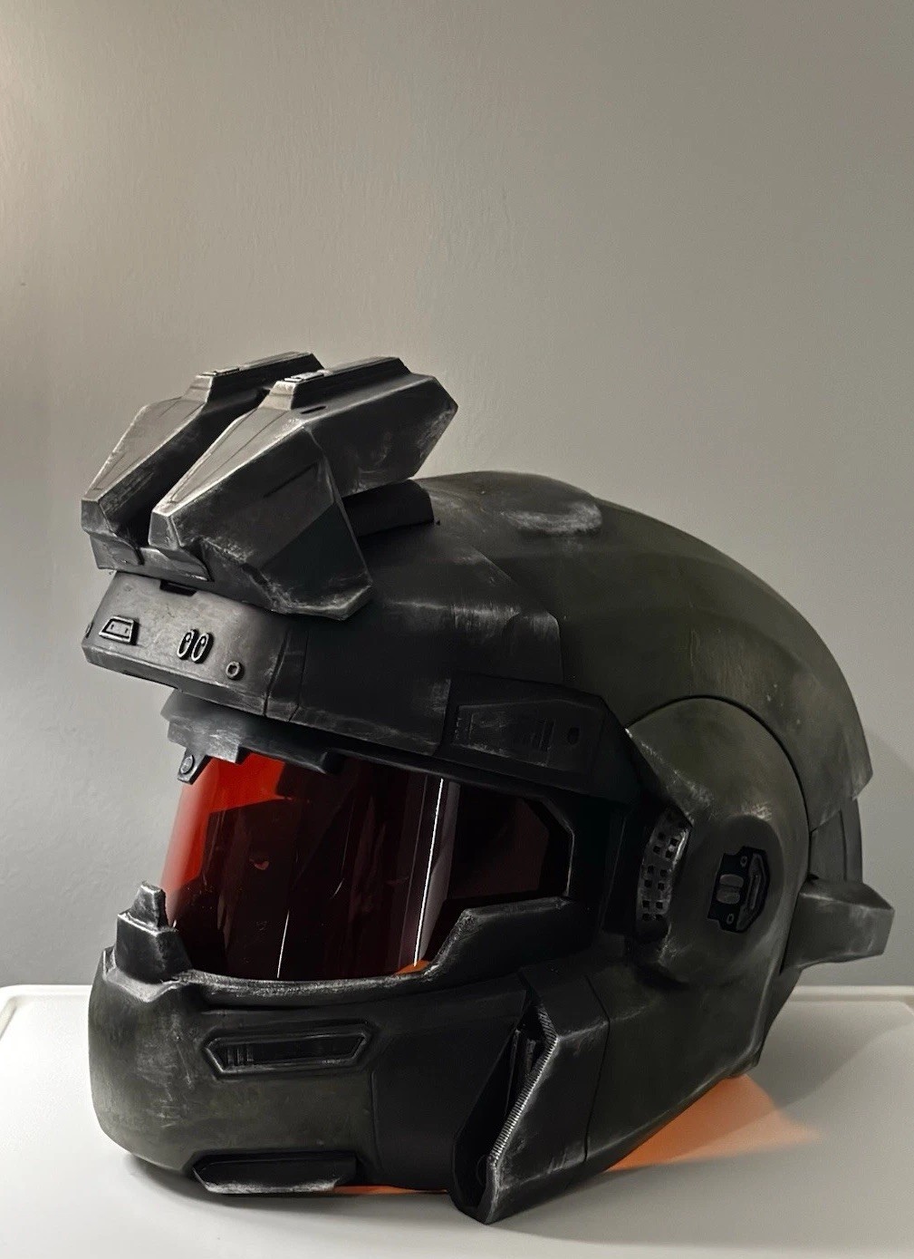 Halo Reach Jorge Helmet 3D Printed & Premade Orange Visor Adult