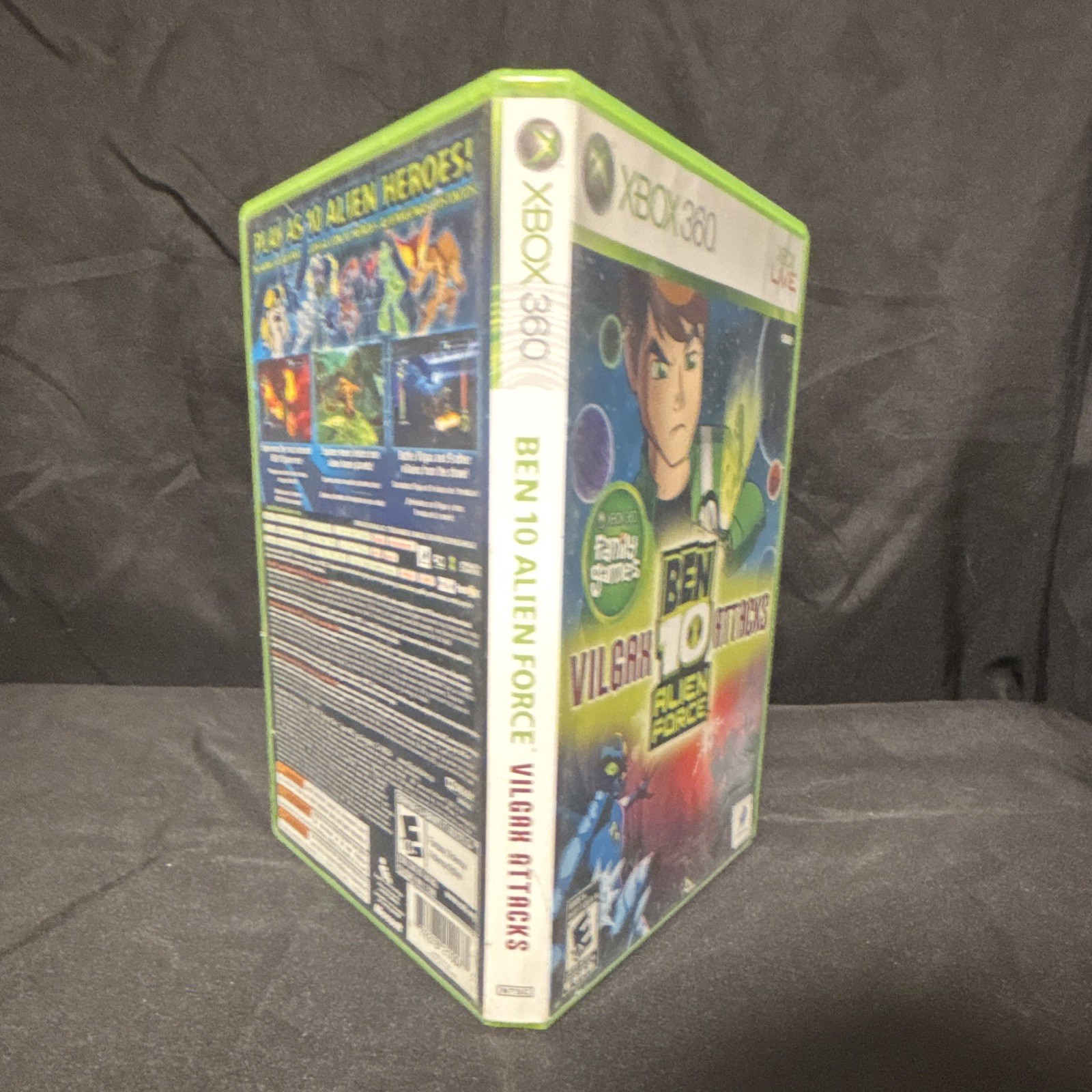 D3Publisher Ben 10 Vilgax Attacks Xbox 360 E10+ NTSC-U/C CIB Manual