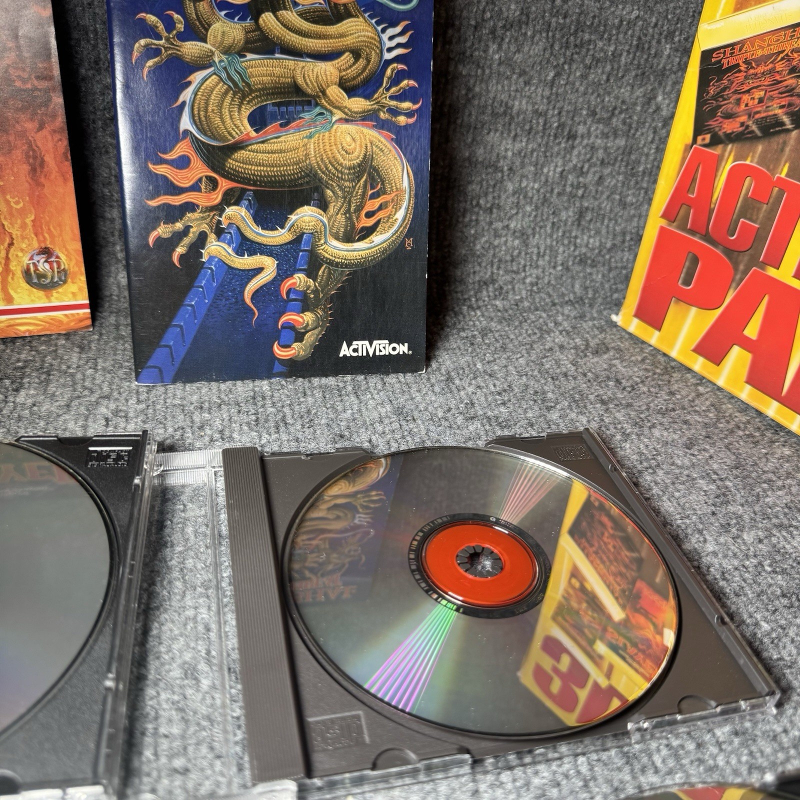 Panasonic 3DO Action Pak Dragon’s Lair, AD&D Slayer, GEXW/ Manuals * Nice Shape