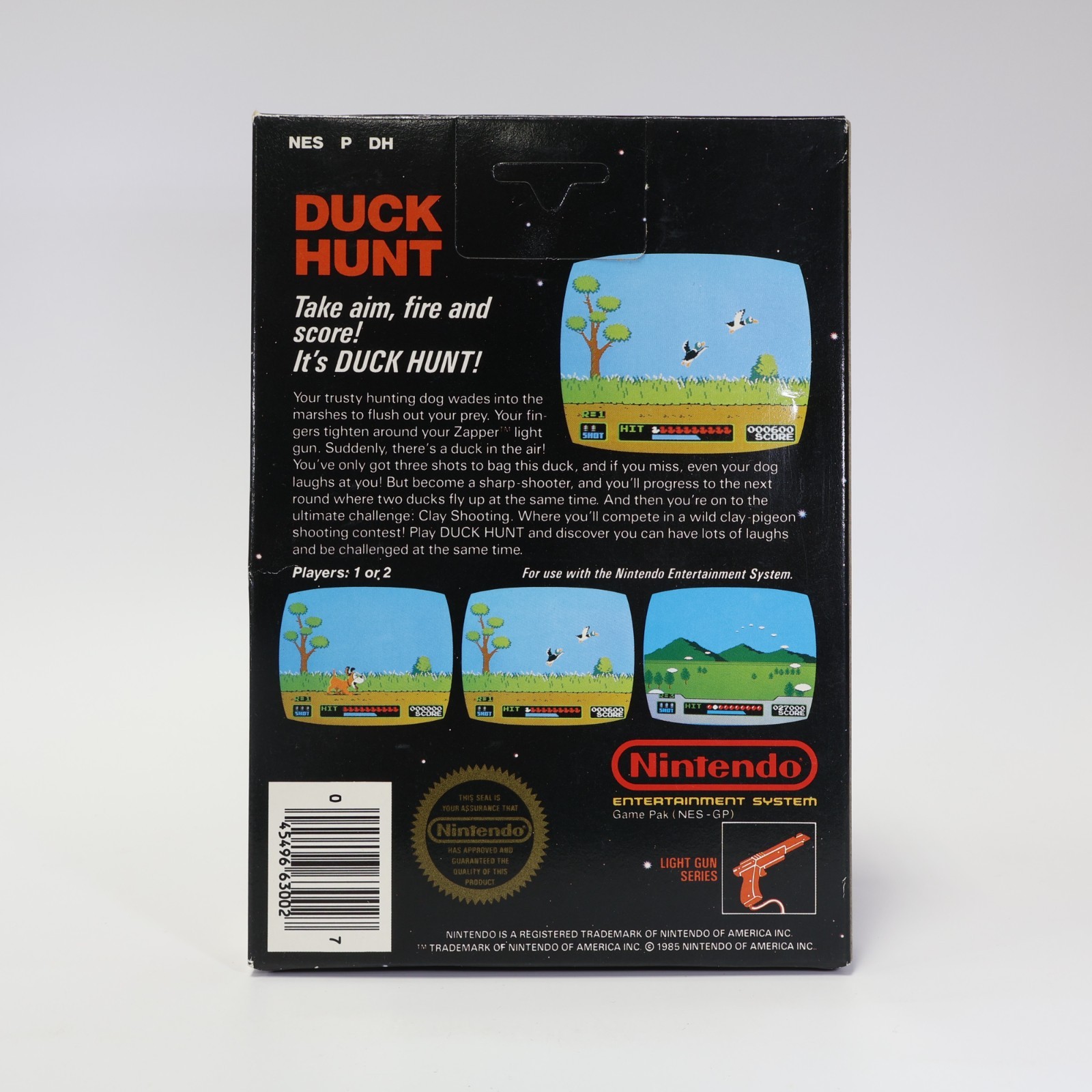 Duck Hunt 5 Screw HangTab (NES) CIB – Authentic Great Condition
