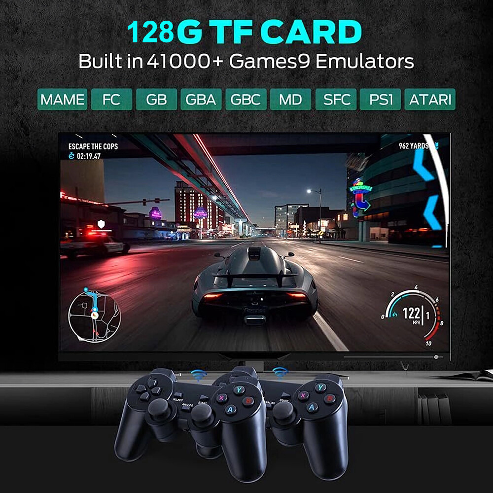 X2 Plus 64g-128G 41000 Game GD10 Pro 4K Game Stick Retro Wireless Consoles AAR