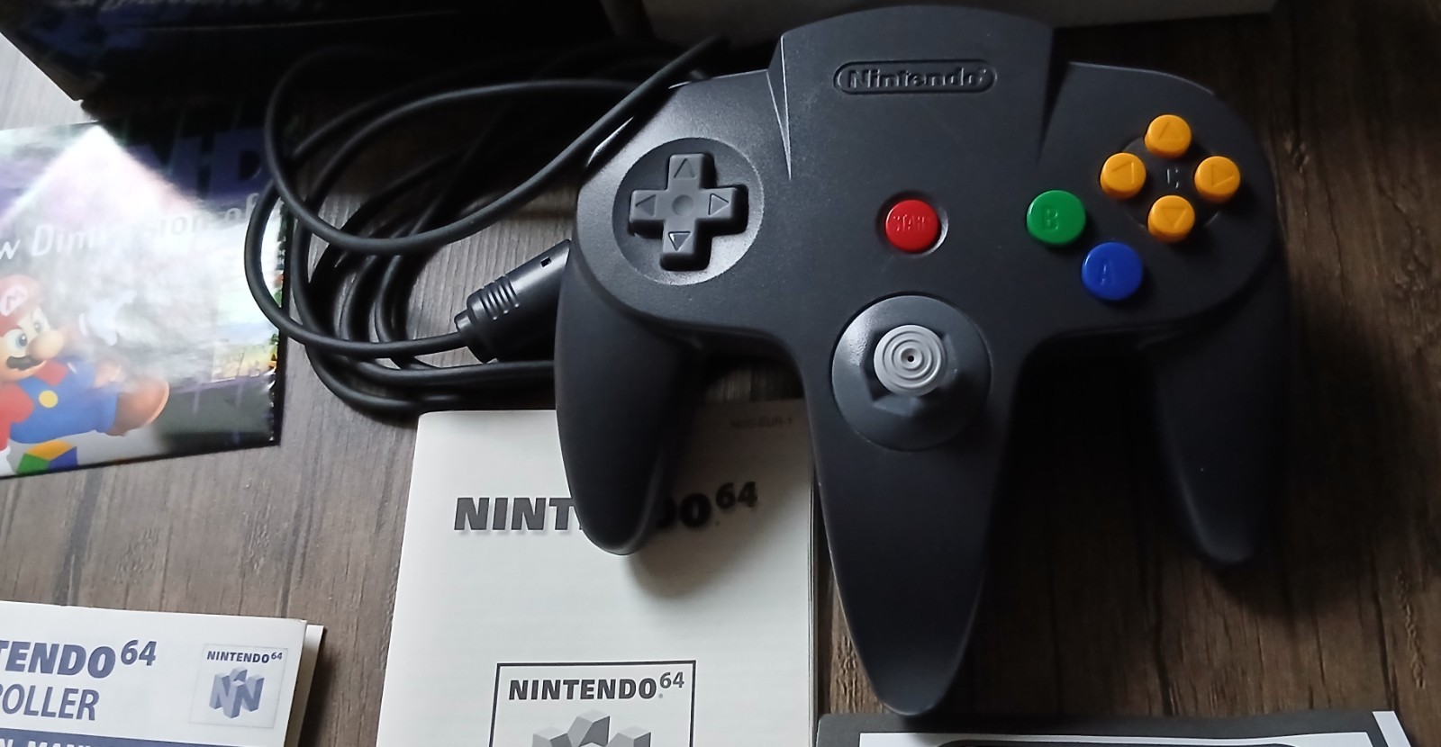 Nintendo 64 Black controller HKG Mani Limited Hong Kong version CIB *RARE*