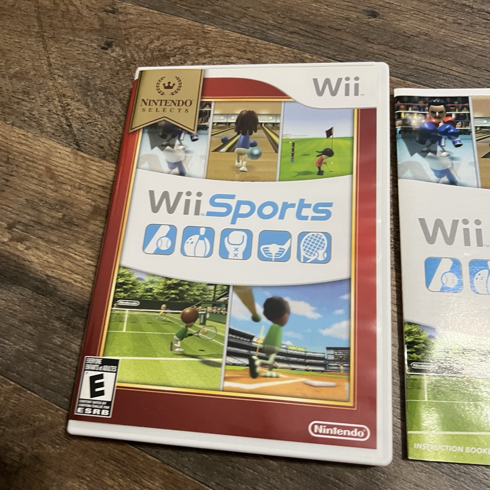 Nintendo Wii Sports Nintendo Selects – Case And Manual ONLY
